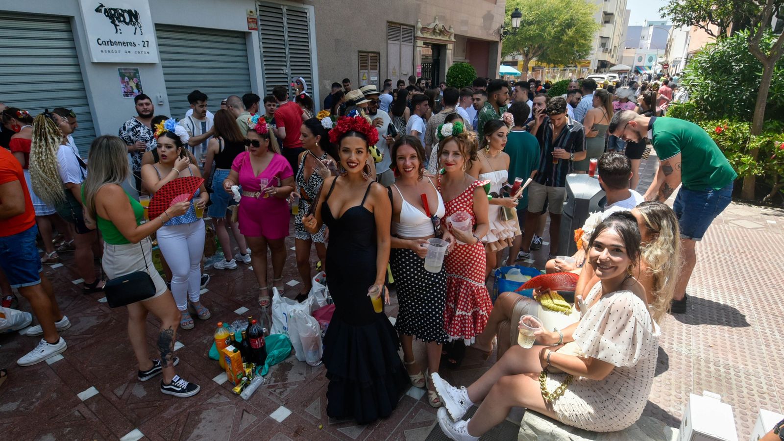 Las fotos del Domingo Rociero en el centro de la Línea