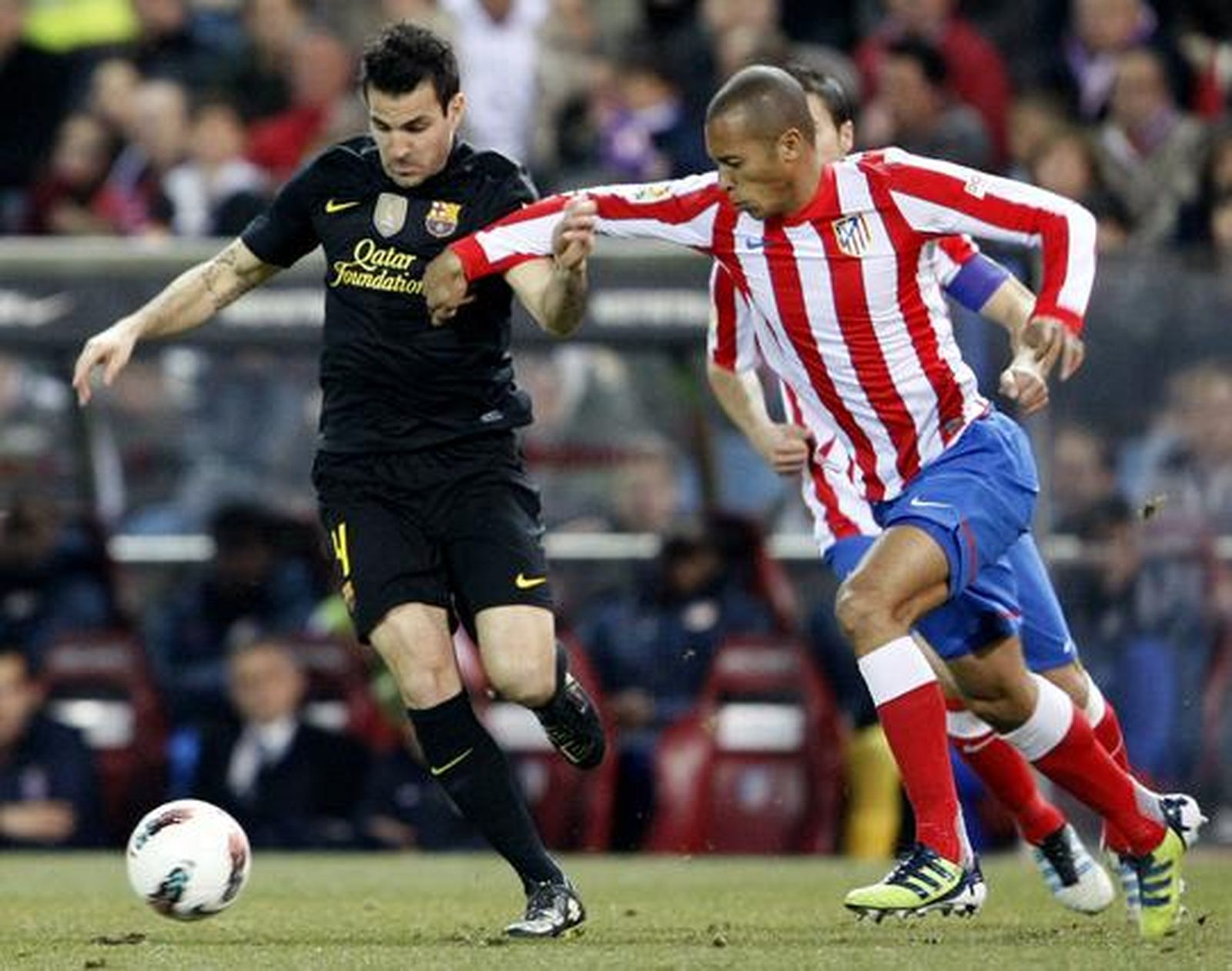 Las imágenes del Atlético- Barcelona