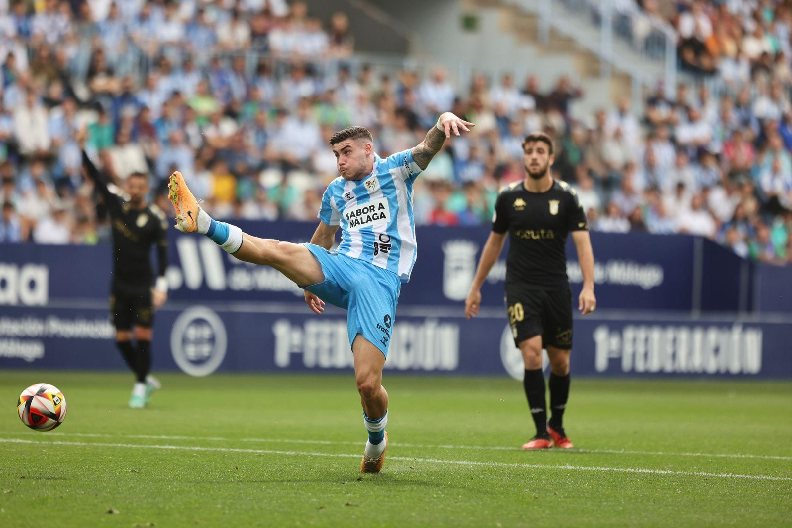 Málaga CF-AD Ceuta, en fotos