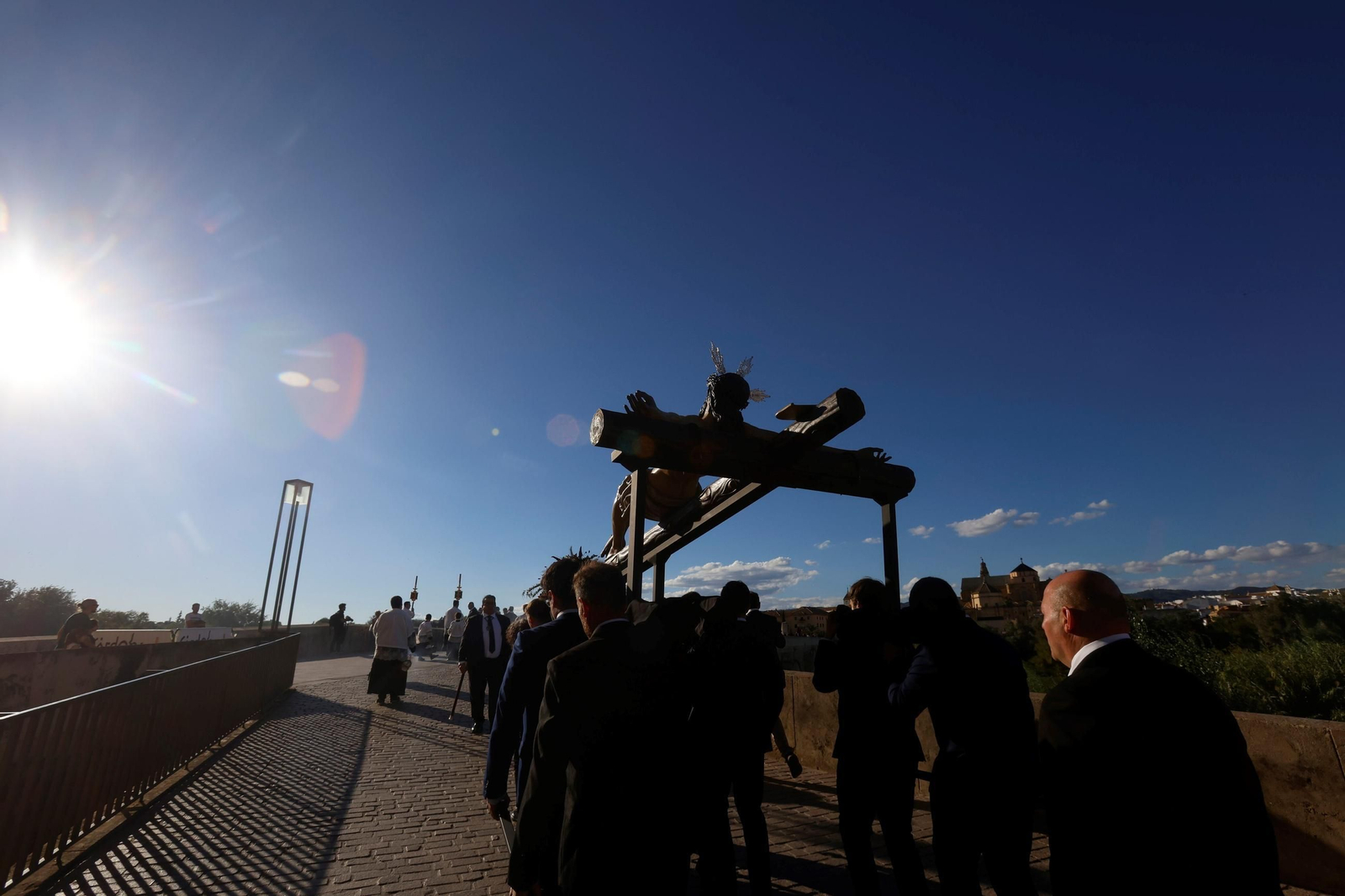 Santísimo Cristo de la Caridad de Pozoblanco, en el Magno Vía Crucis de Córdoba