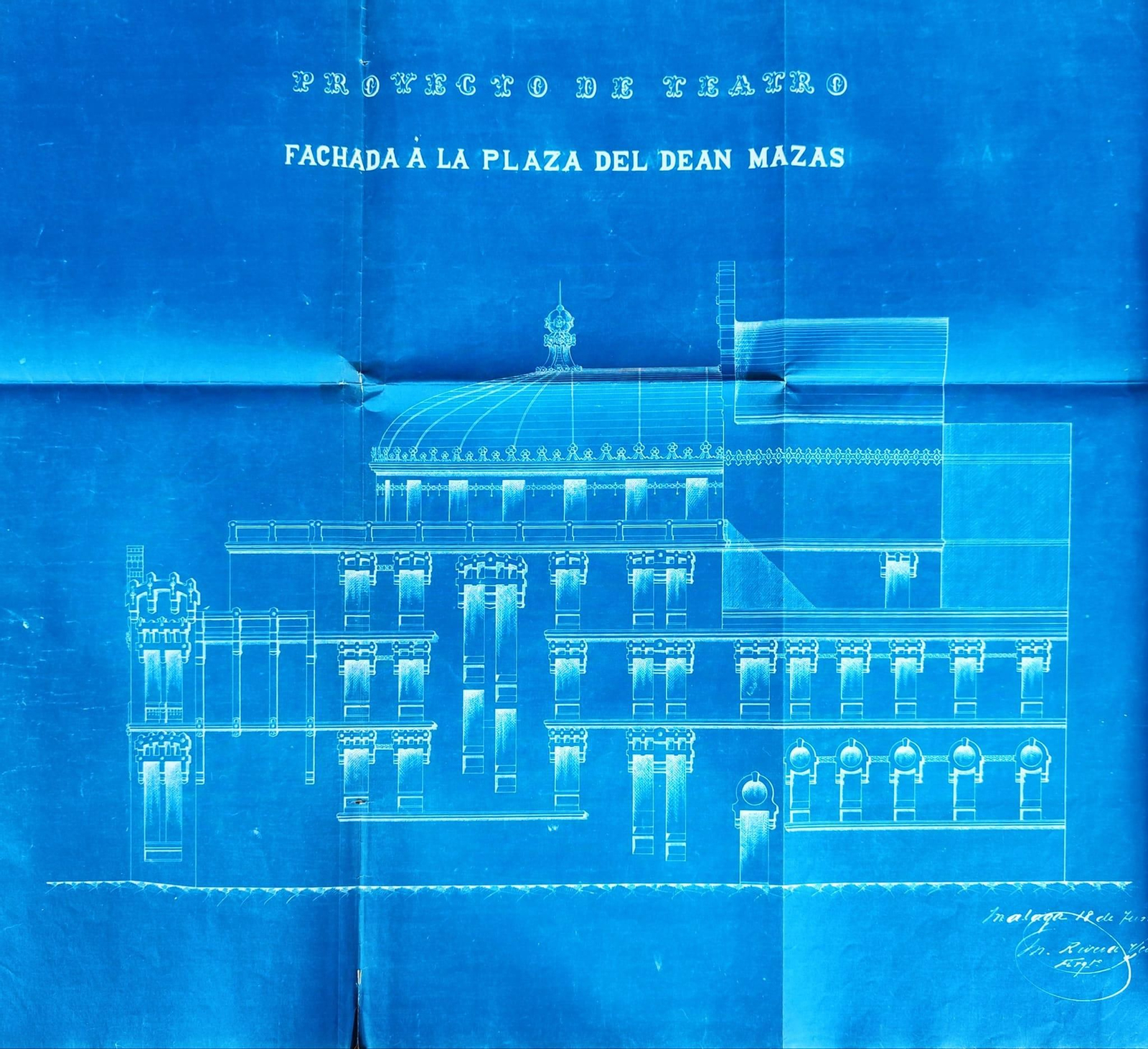 Diseño del Teatro Cervantes. Diseño del Teatro Cervantes.