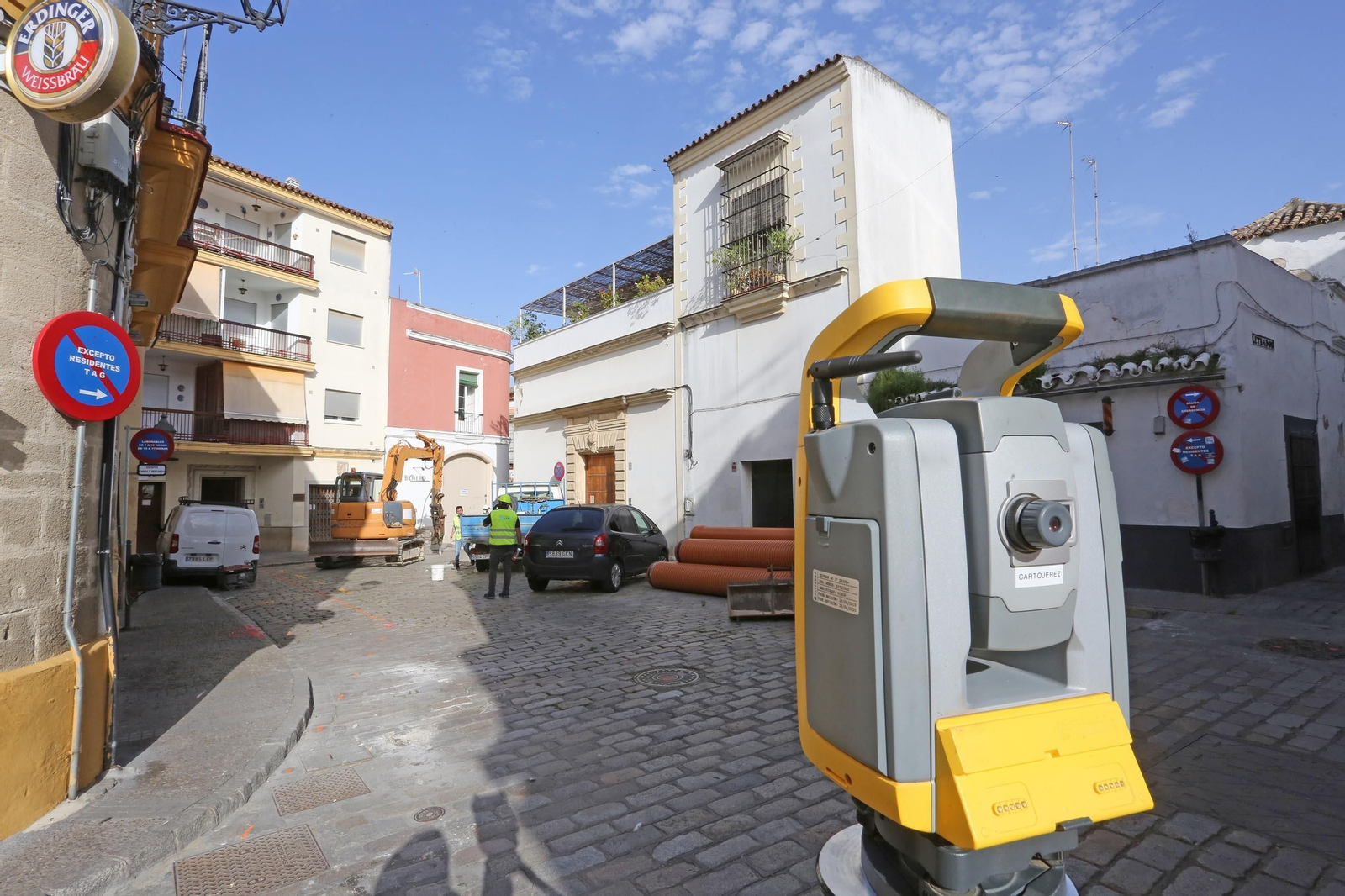 Inicio de las obras en plaza Vargas.