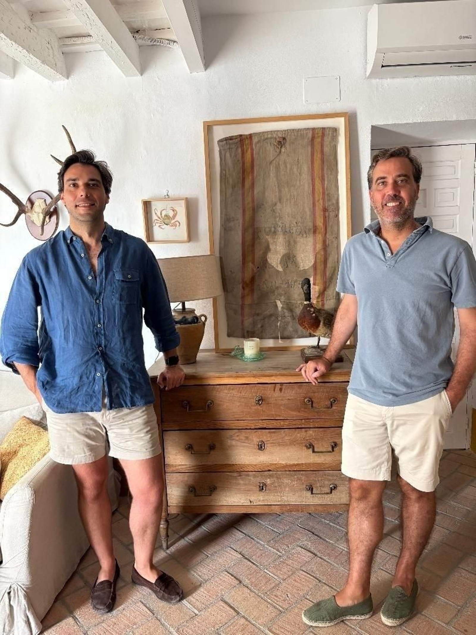 Los propietarios,  Jaime Ruiz y Gonzalo Vega.