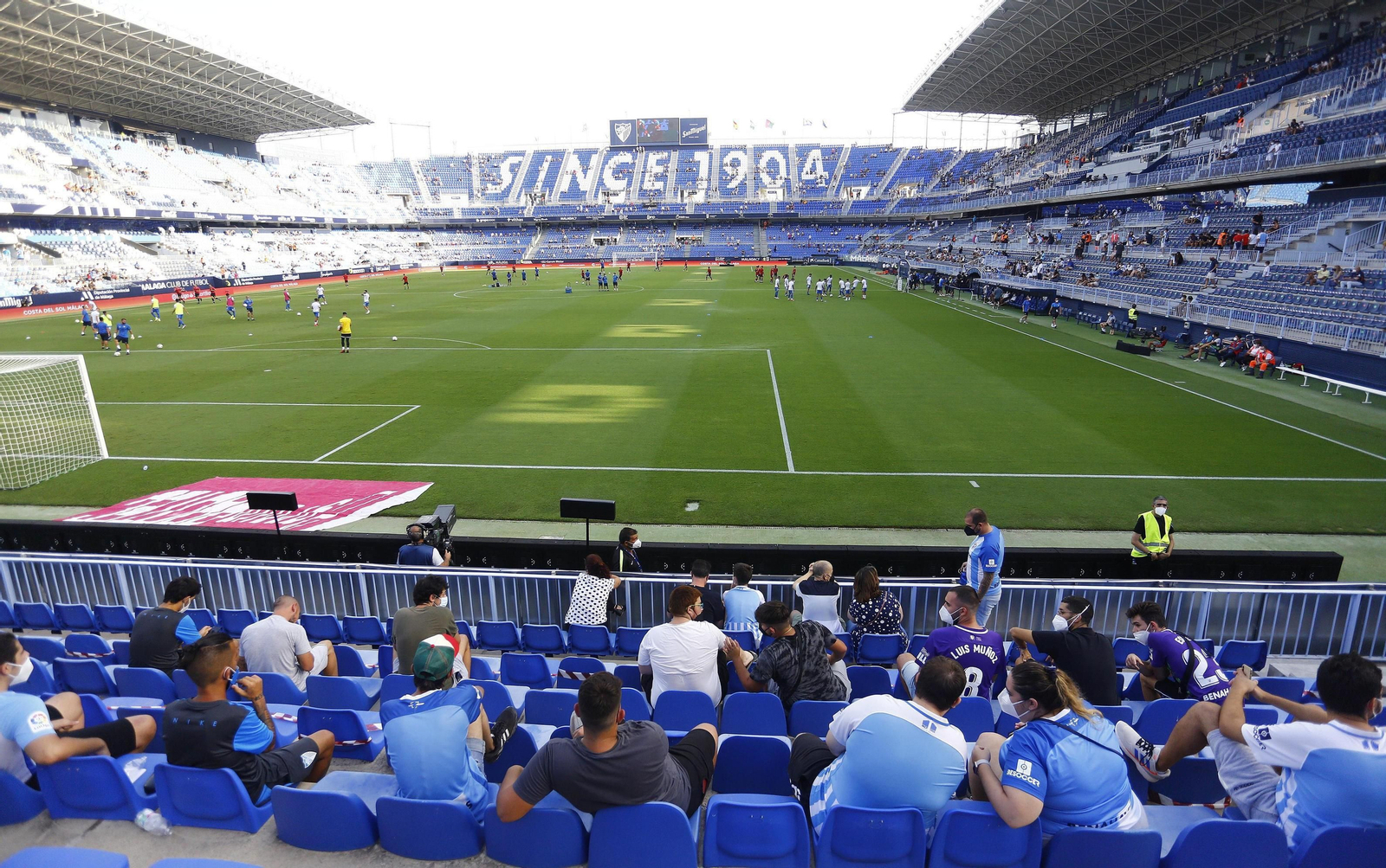 El Málaga CF-Mirandés, en fotos