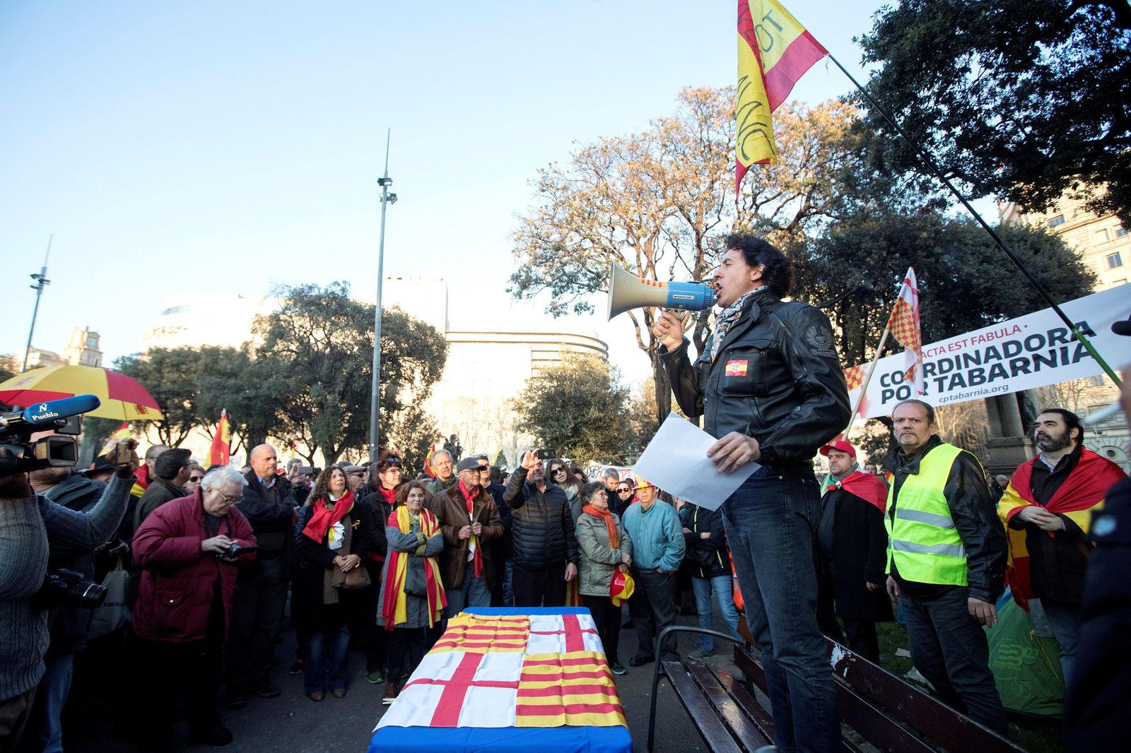 Álvaro de Marichalar, en la manifestación.