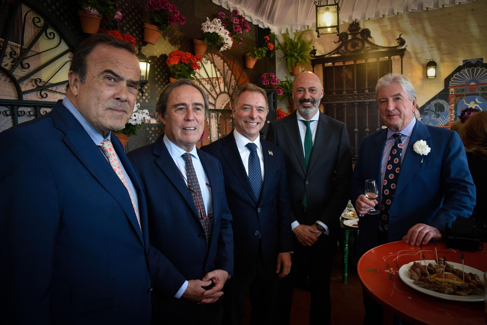 Recepción del Banco Santander.