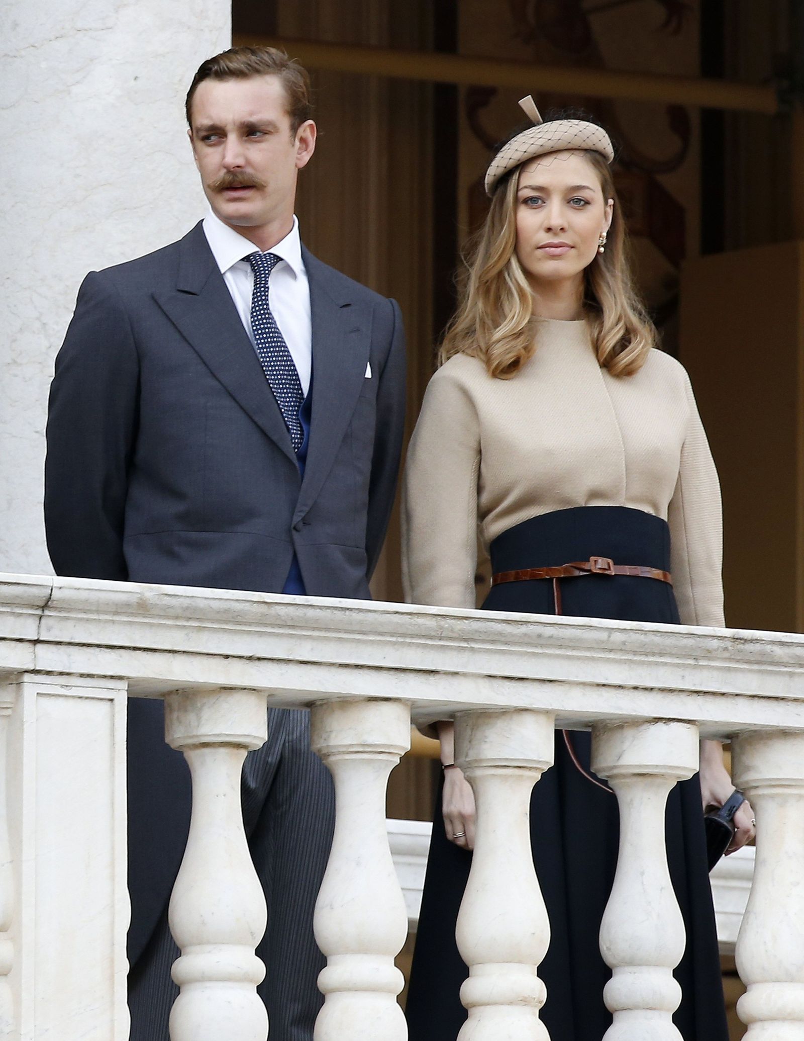 Pierre Casiraghi con su mujer, Beatrice Borromeo, el Día Nacional de Mónaco