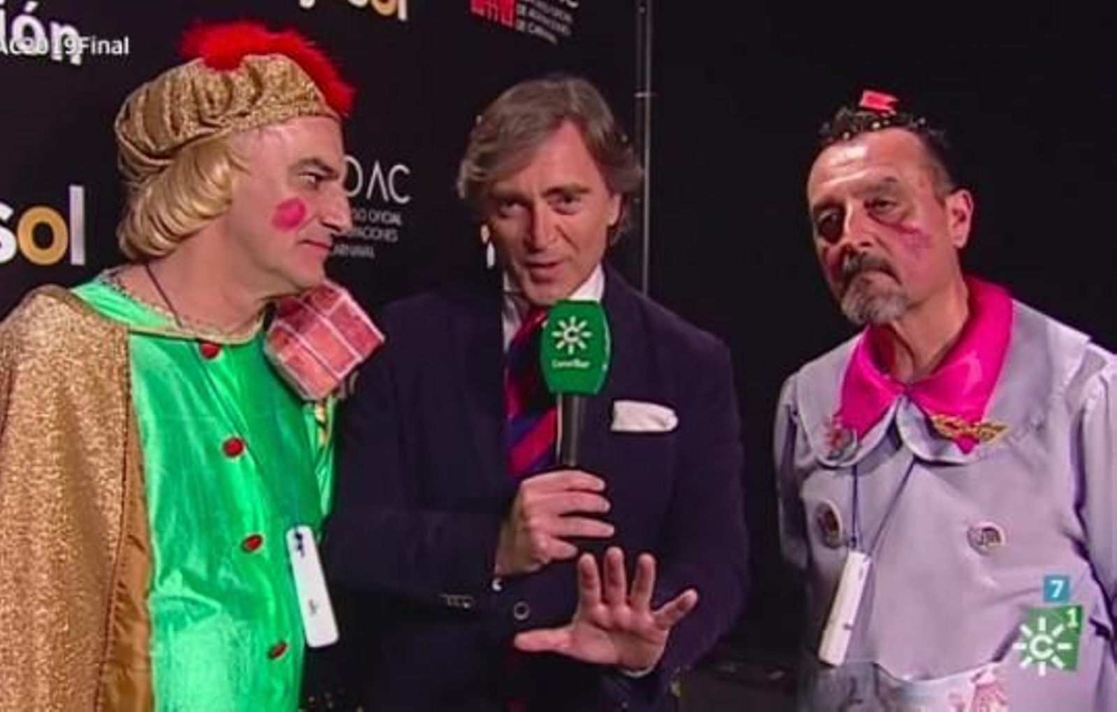 'El Love' y 'El Cabra', en una imagen de archivo, durante el concurso.