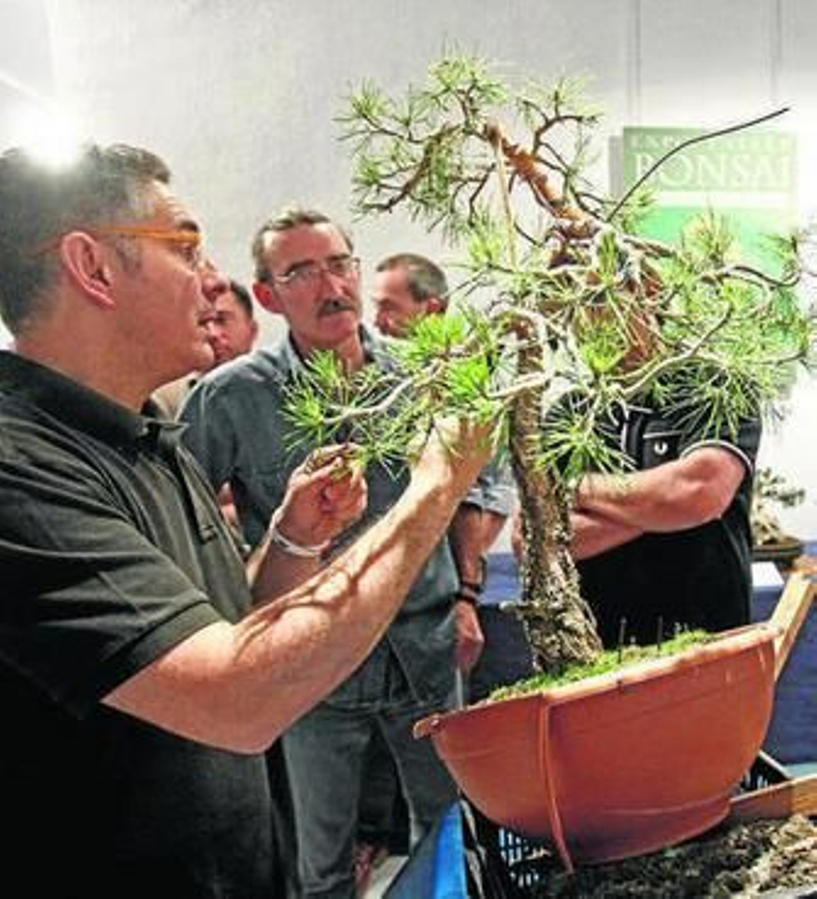 Imagen de la demostración realizada ayer.