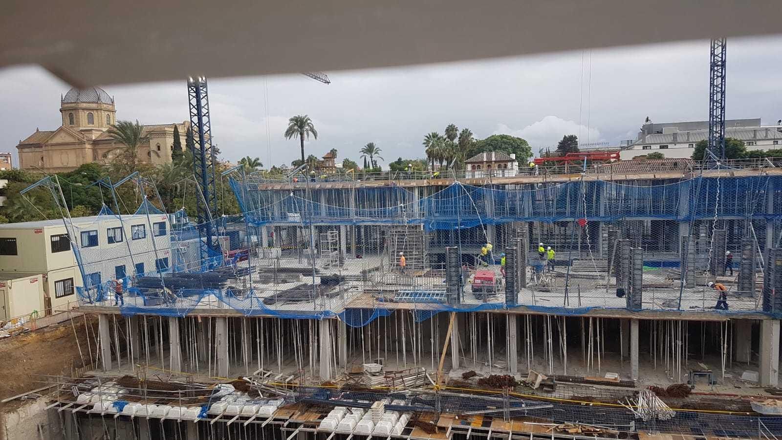 El estado de las obras de las nueva gran residencia de estudiantes de Palmera 38.