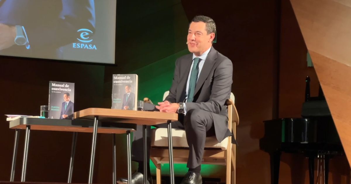 Vídeo | Juanma Moreno presenta en Madrid su libro 'Manual de ...