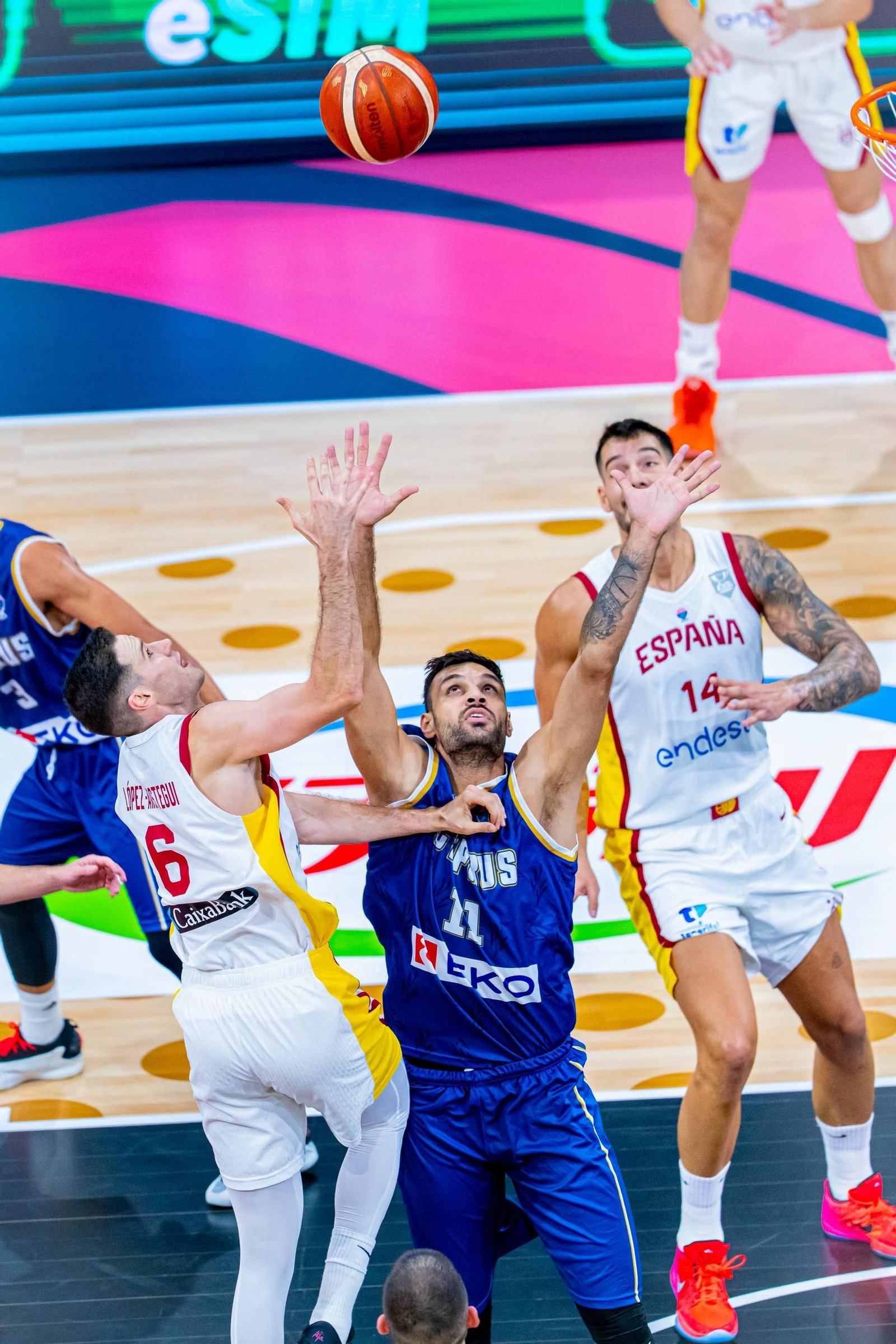 Las fotos del Chipre - España de baloncesto