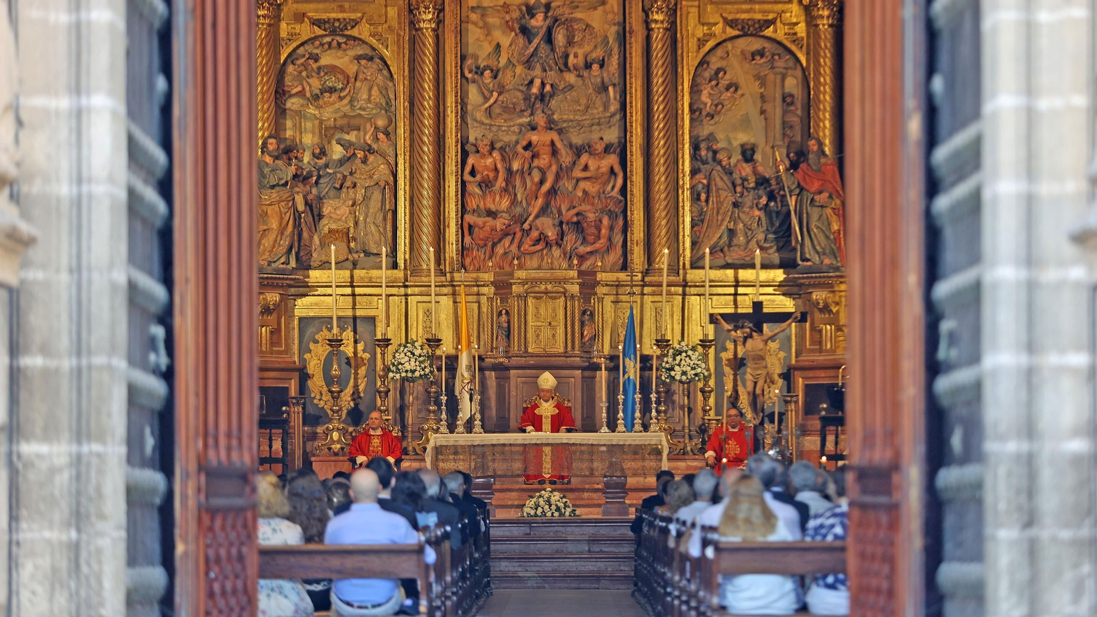 Salida del Corpus de Minerva de San Miguel en Jerez