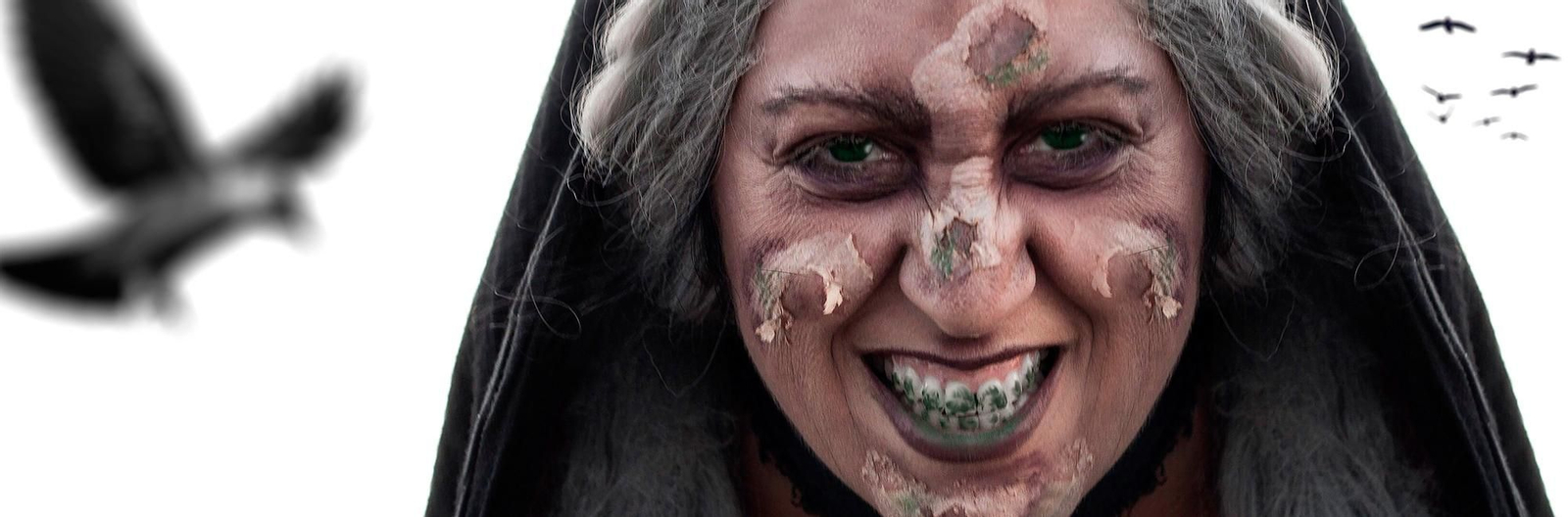 Ana del Corral, de De Ida y Vuelta, en su personaje de veneciana infectada por la peste bubónica.