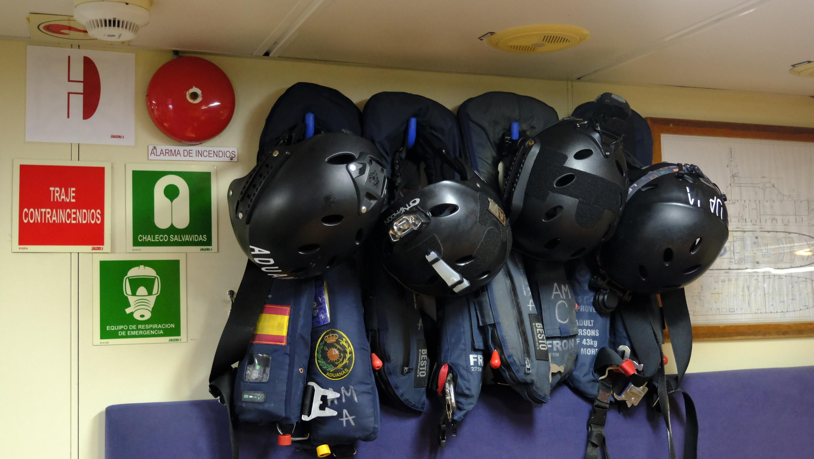 Imágenes de la vigilancia de la Agencia Tributaria en el mar