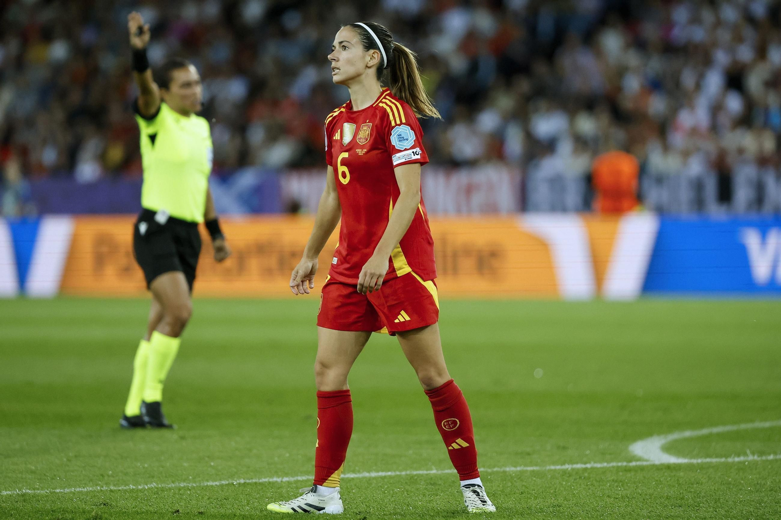 Las mejores imágenes de la semifinal Alemania-España de la Eurocopa femenina