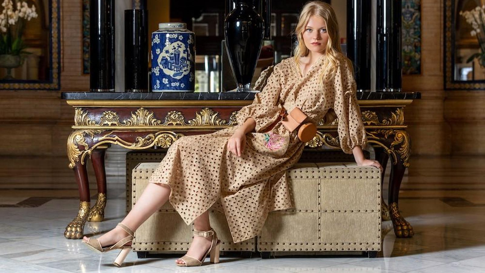 Una de las propuestas 'prêt-à-porter' de la firma Lina.