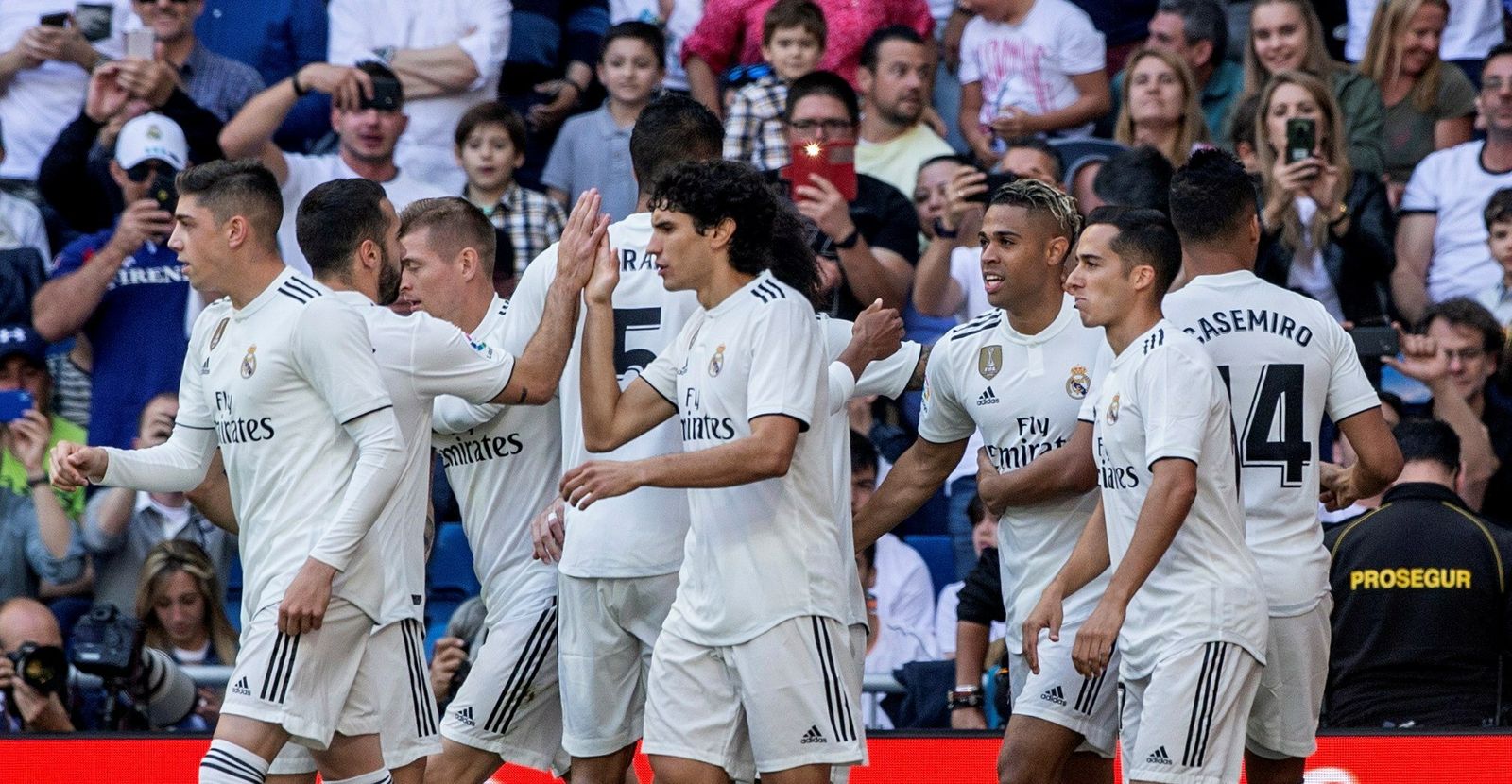 El Real Madrid - Villarreal, en imágenes