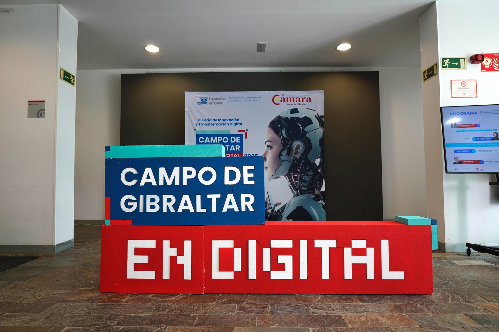 Más de 200 profesionales se reúnen en la III Feria de Innovación Digital del Campo de Gibraltar.