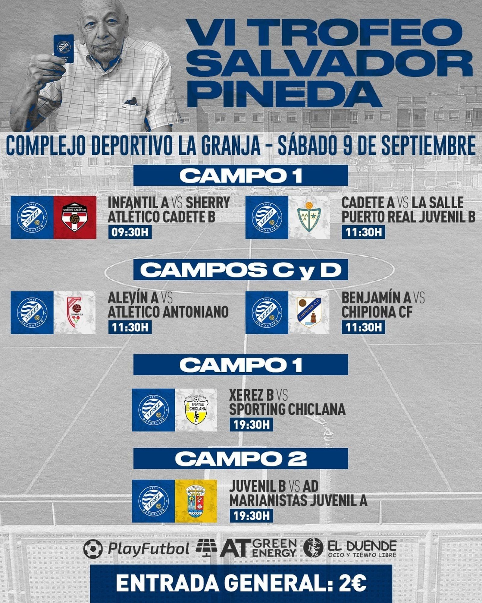 Cartel del VI Trofeo Salvador Pineda