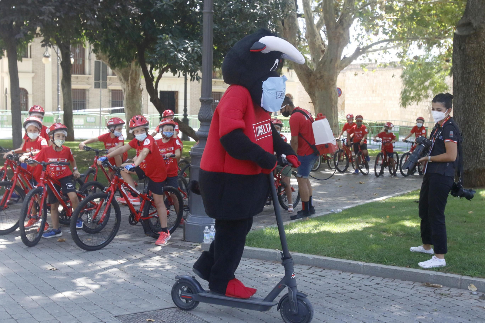Las imágenes de los niños compitiendo en la Vuelta Ciclista Júnior Las imágenes de los niños compitiendo en la Vuelta Ciclista Júnior