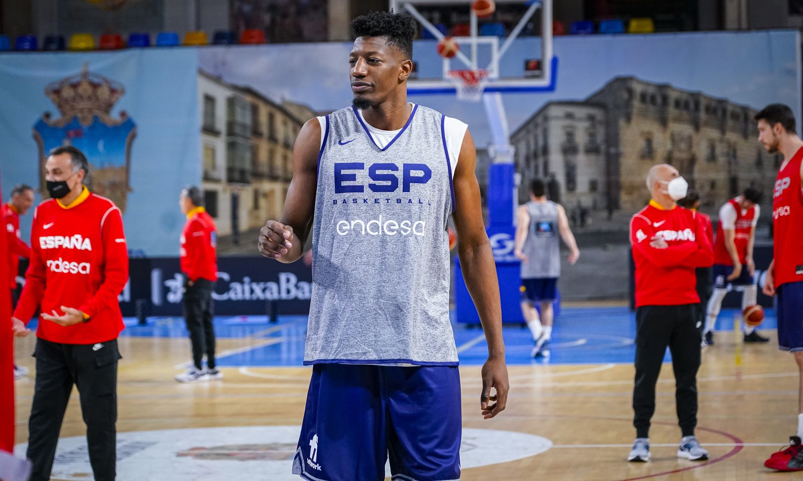 Fotos: Los jugadores del Unicaja ya entrenan con España