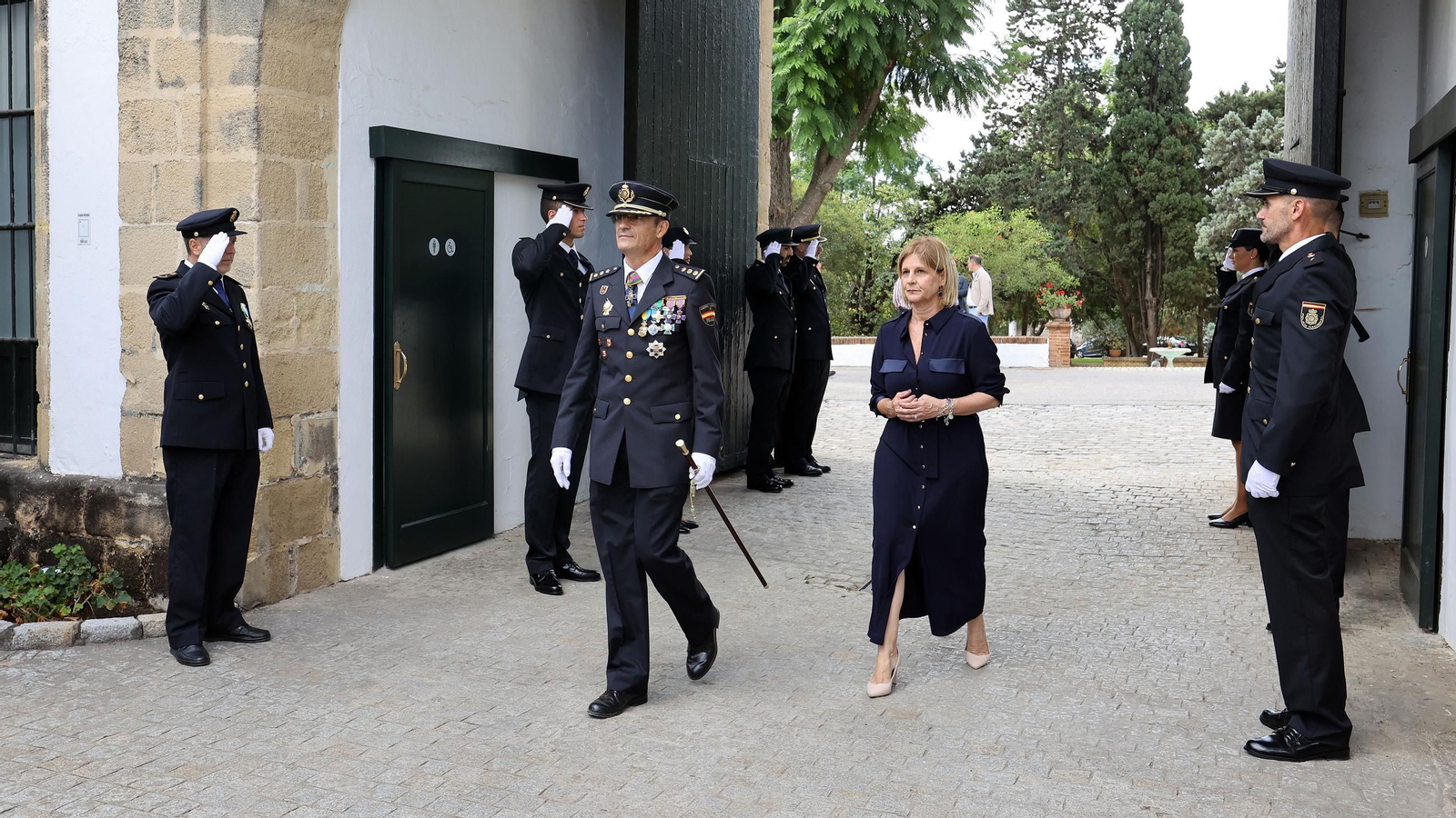 Imágenes del Día de la Policía Nacional en las Bodegas Fundador de Jerez