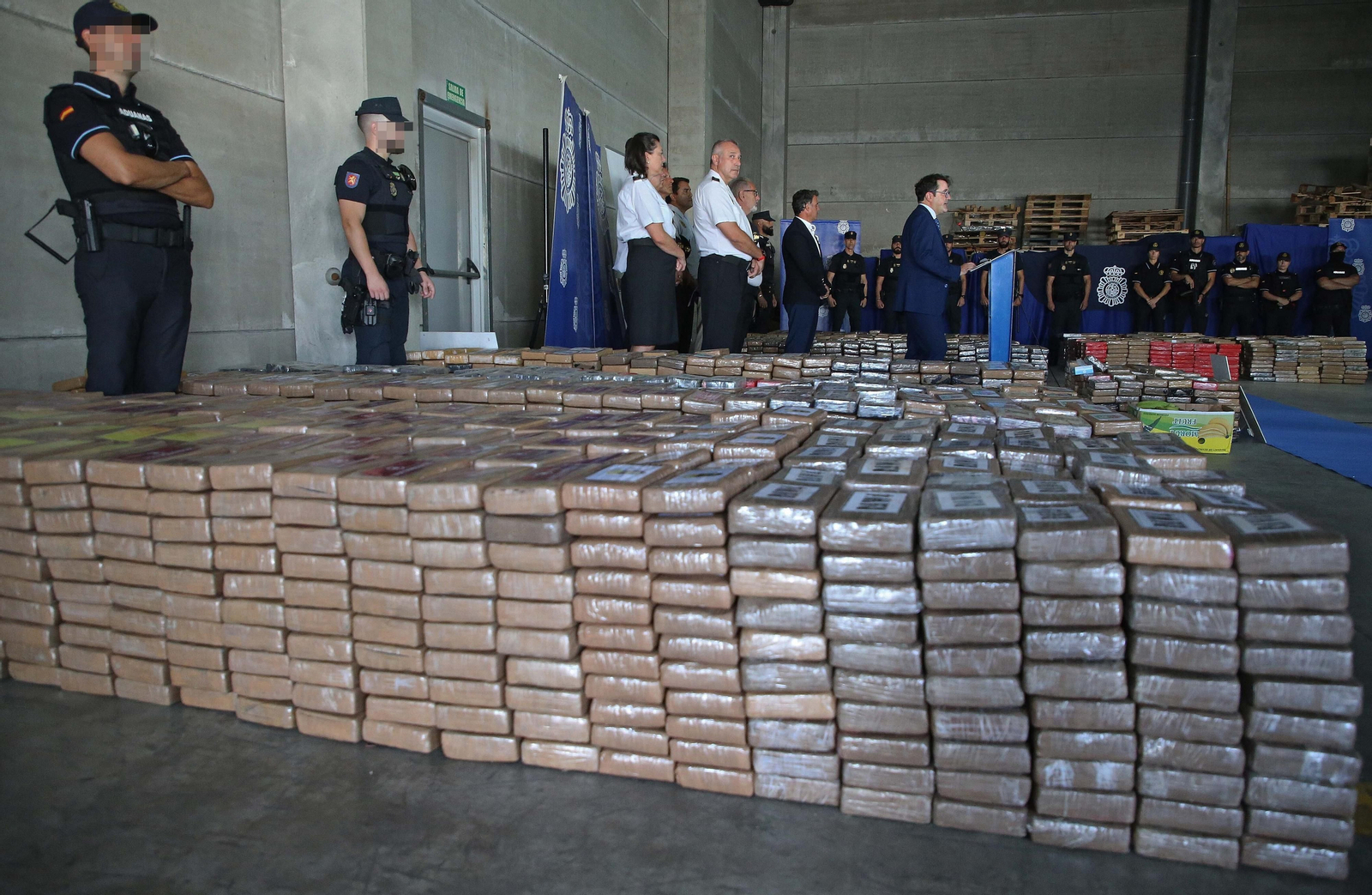 Fotos del mayor alijo de cocaína de la historia de España intervenido en Algeciras