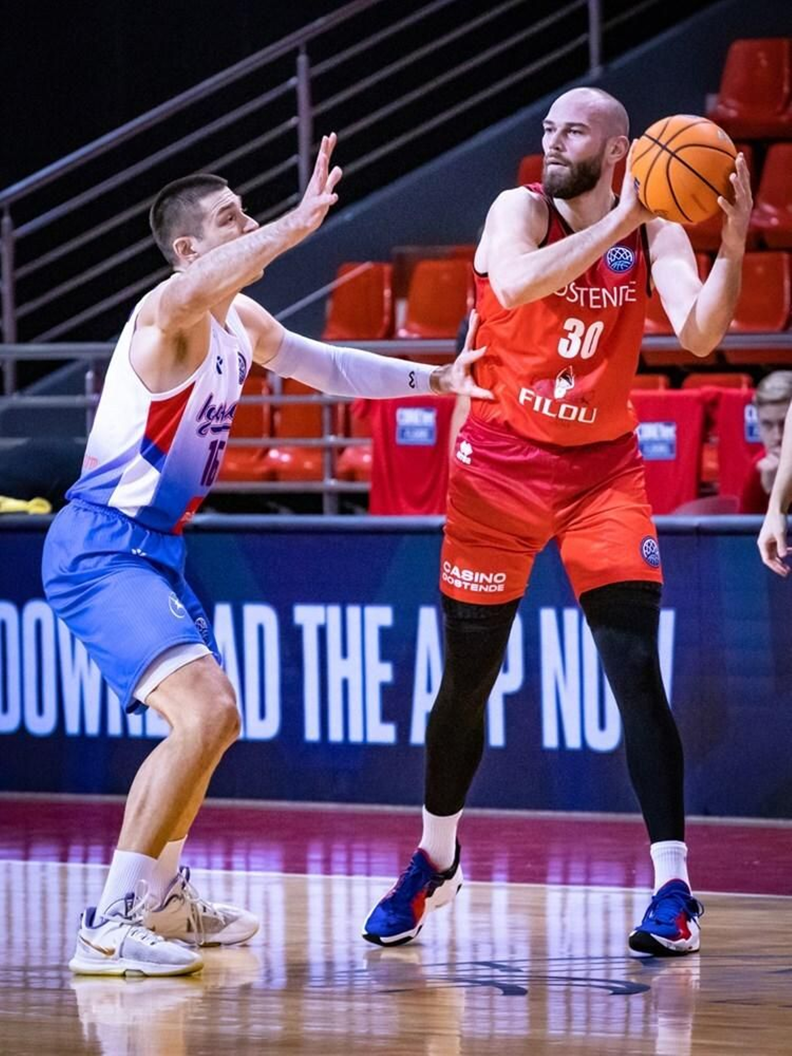 Gillet, durante un partido.