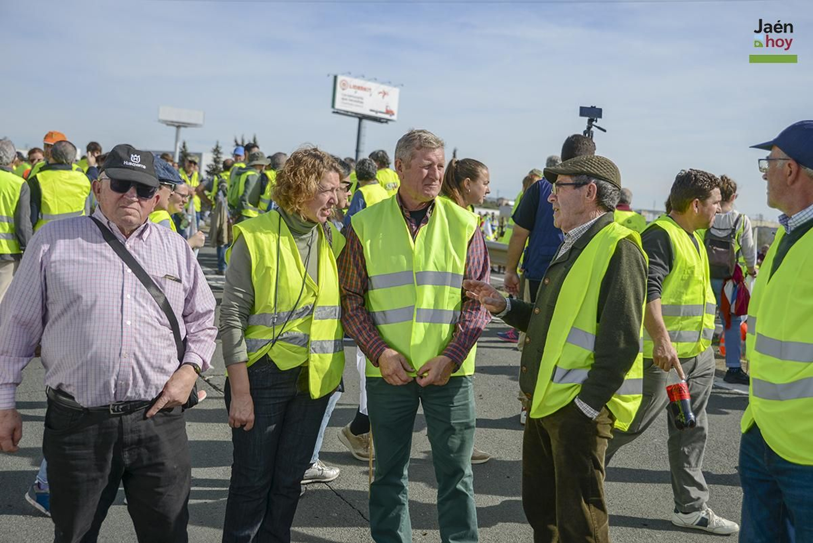 El campo protesta en Jaén por las medidas de la PAC.