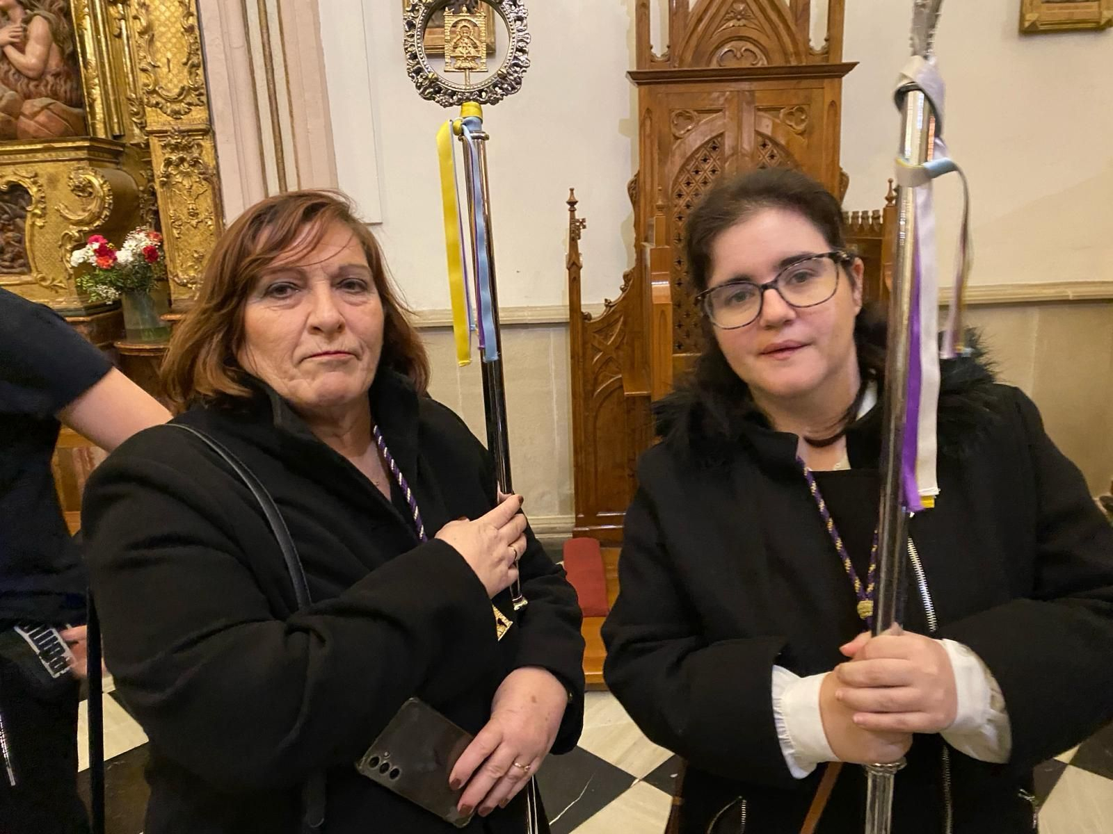 En imágenes: Primera suspensión en la tarde del Jueves Santo