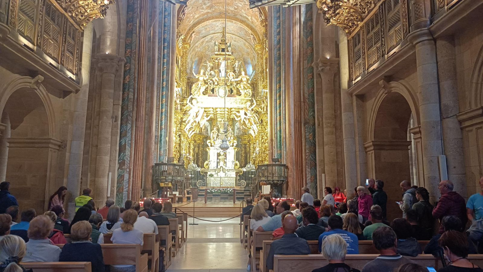 Interior de la Catedral de Santiago.