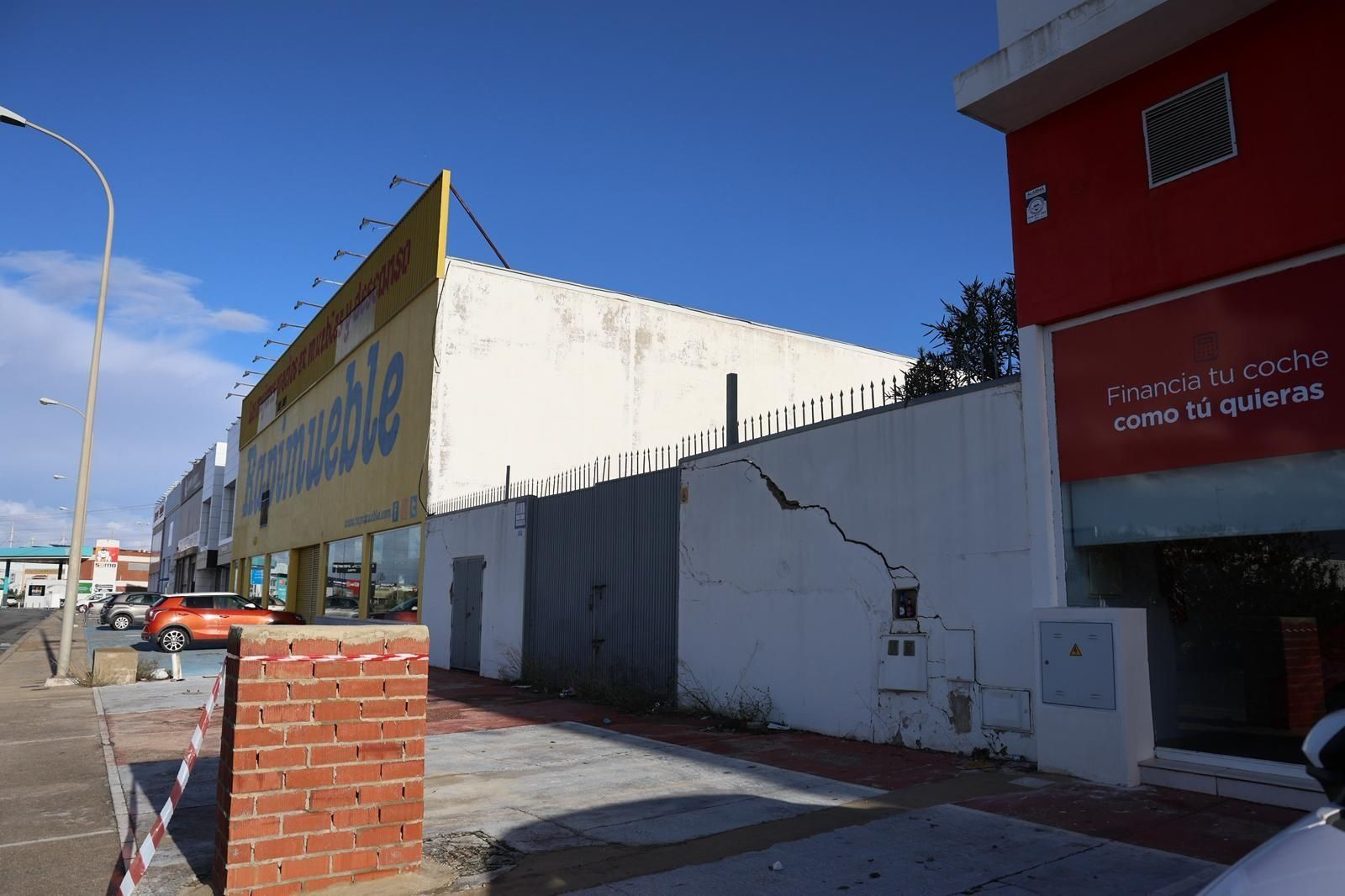Calle Minas de San Telmo, en el Polígono La Esperanza.