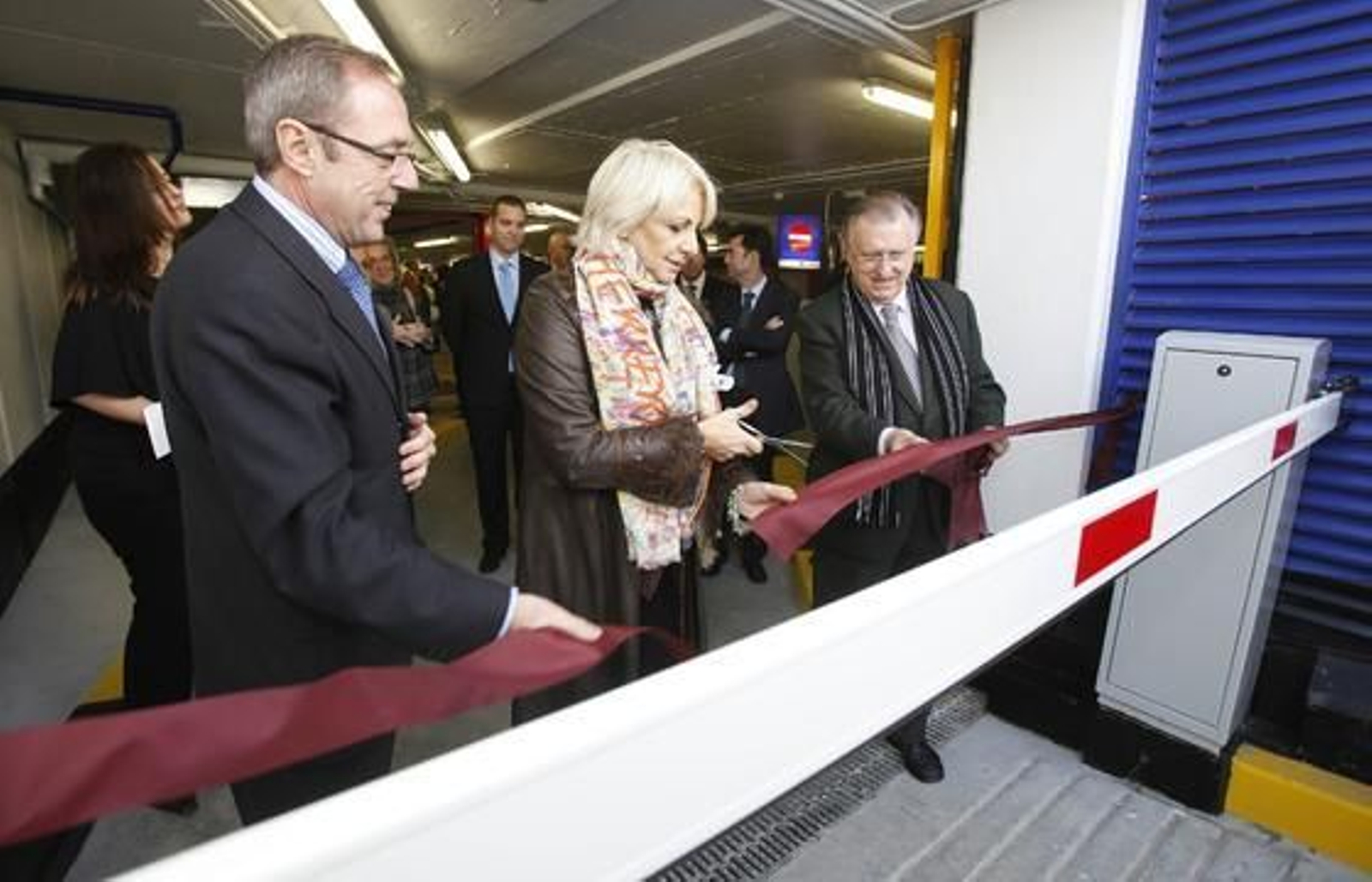Teófila Martínez inaugura la ampliación del parking de Canalejas. 

Foto: Jesus Marin