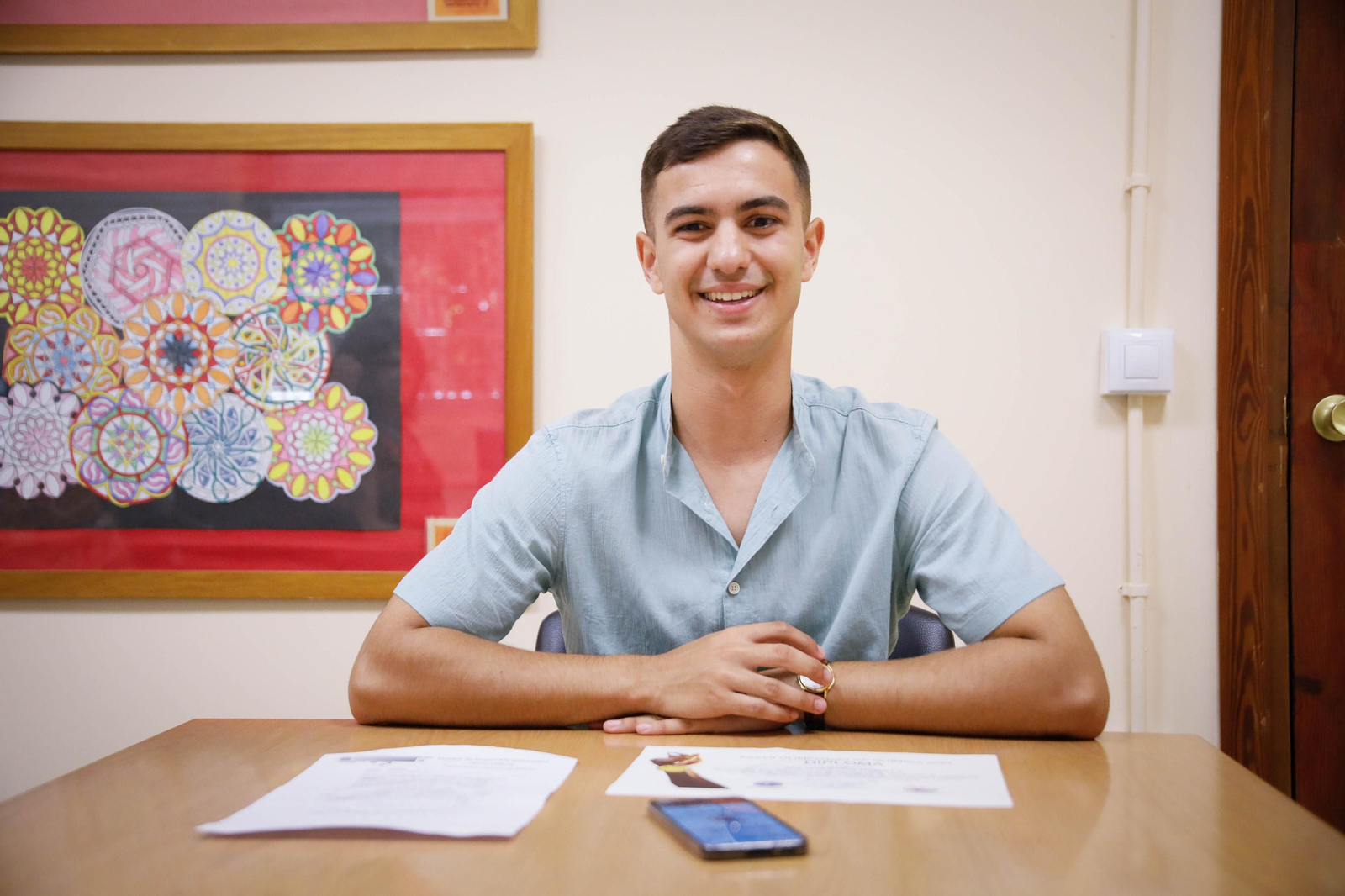 Un alumno del IES Maestro Padilla, máxima nota en la selectividad, en imágenes