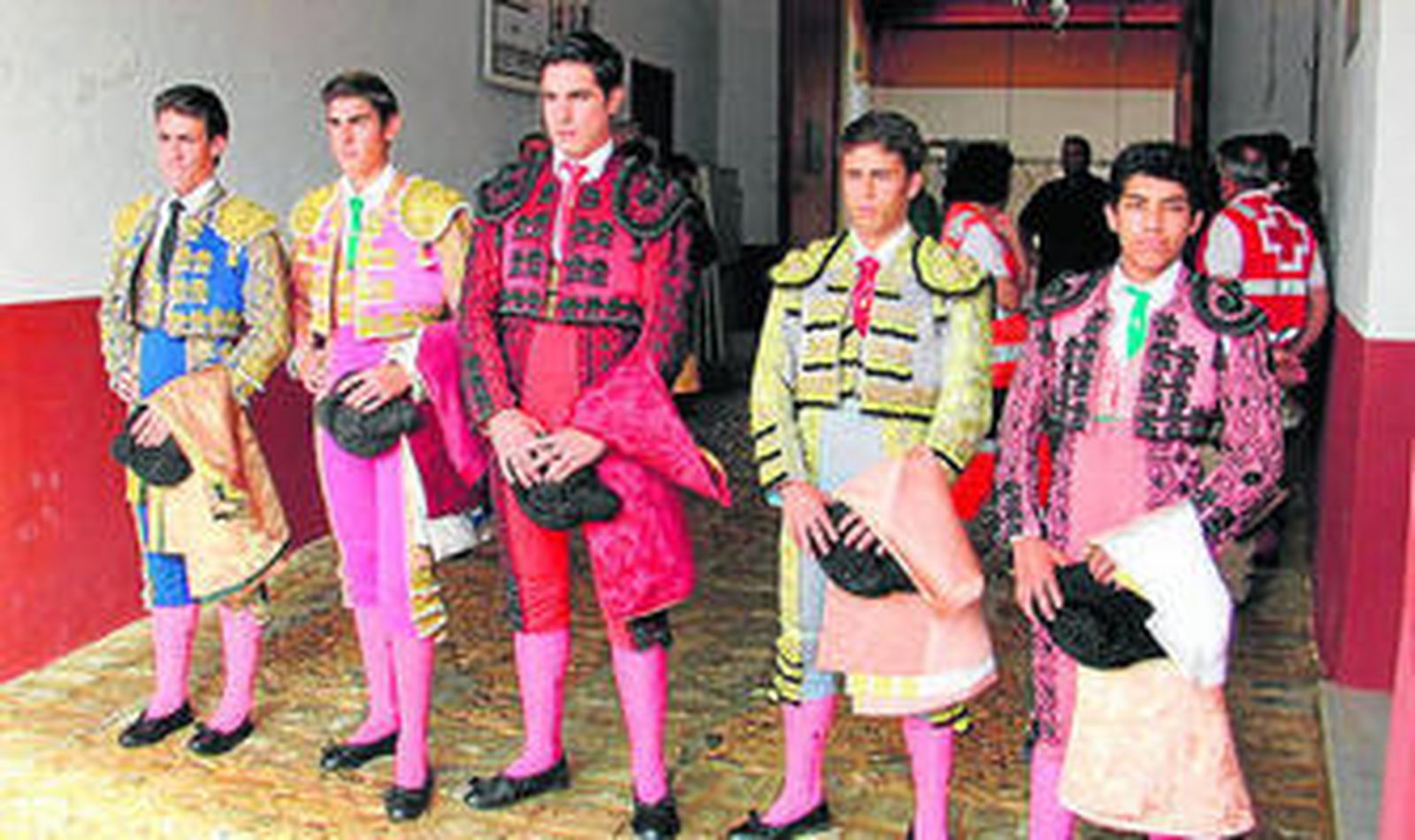 Trunfadores del sábado, cartel del domingo y Jesús Duarte a porta gayola.