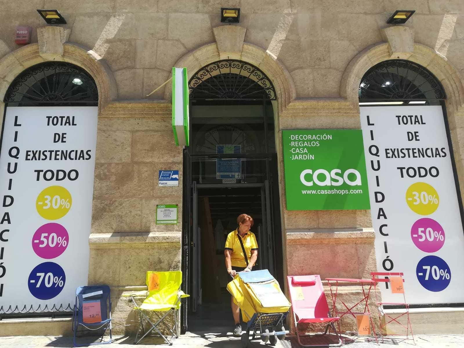 La tienda Casa cierra en Obispo Orberá Fuga de franquicias