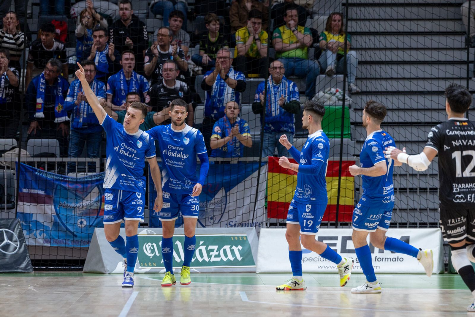 La victoria copera del Jaén FS sobre Quesos El Hidalgo Manzanares