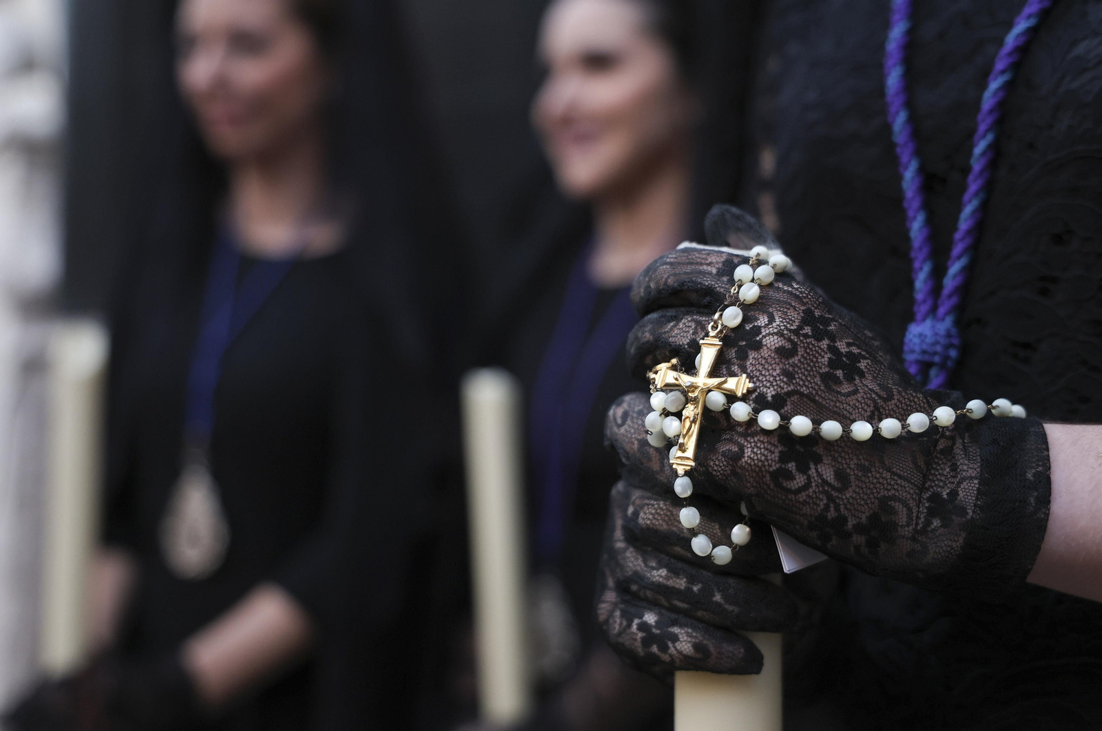 El Rico, en su procesión del Miércoles Santo en Málaga El Rico, en su procesión del Miércoles Santo en Málaga
