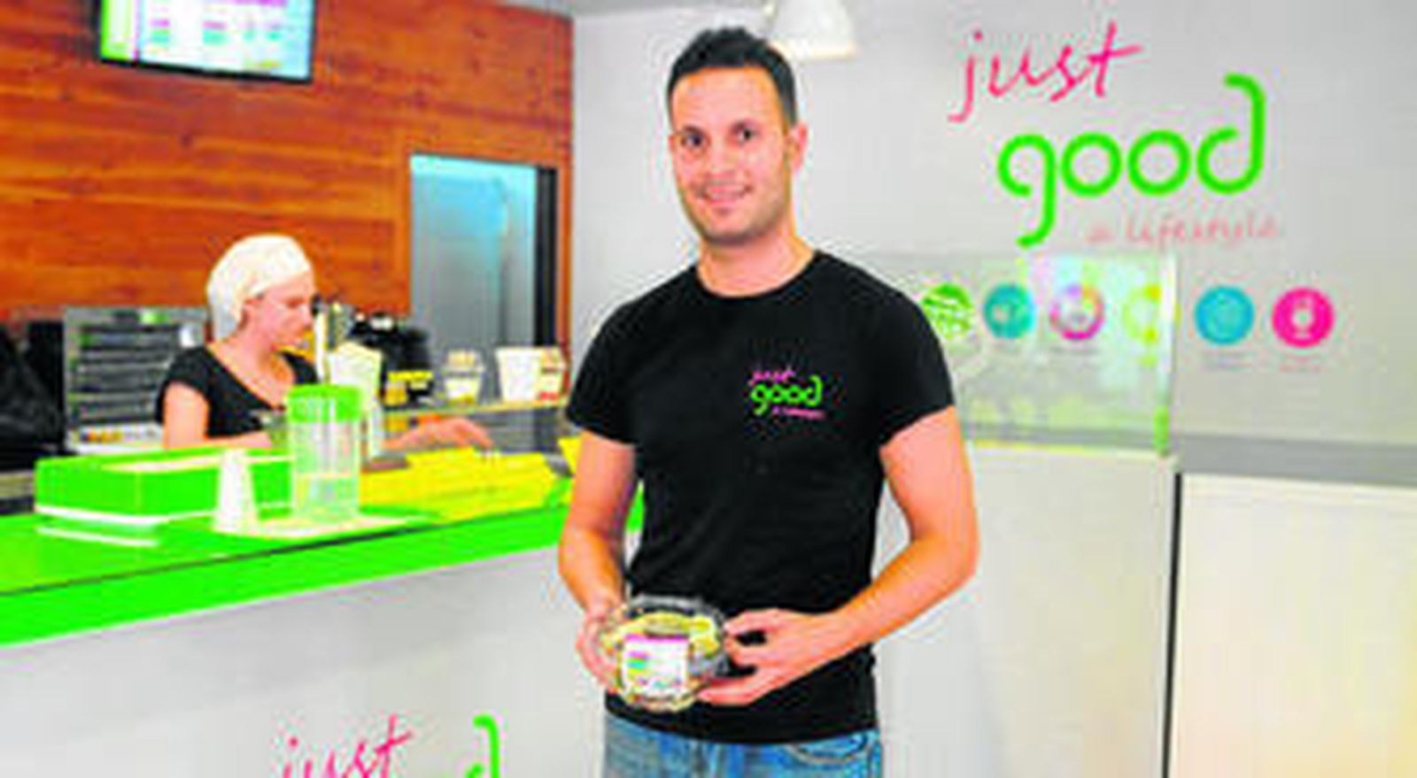 José María Rubet es uno de los fundadores de Just Good, que abrió hace dos meses en la zona de Viapol.