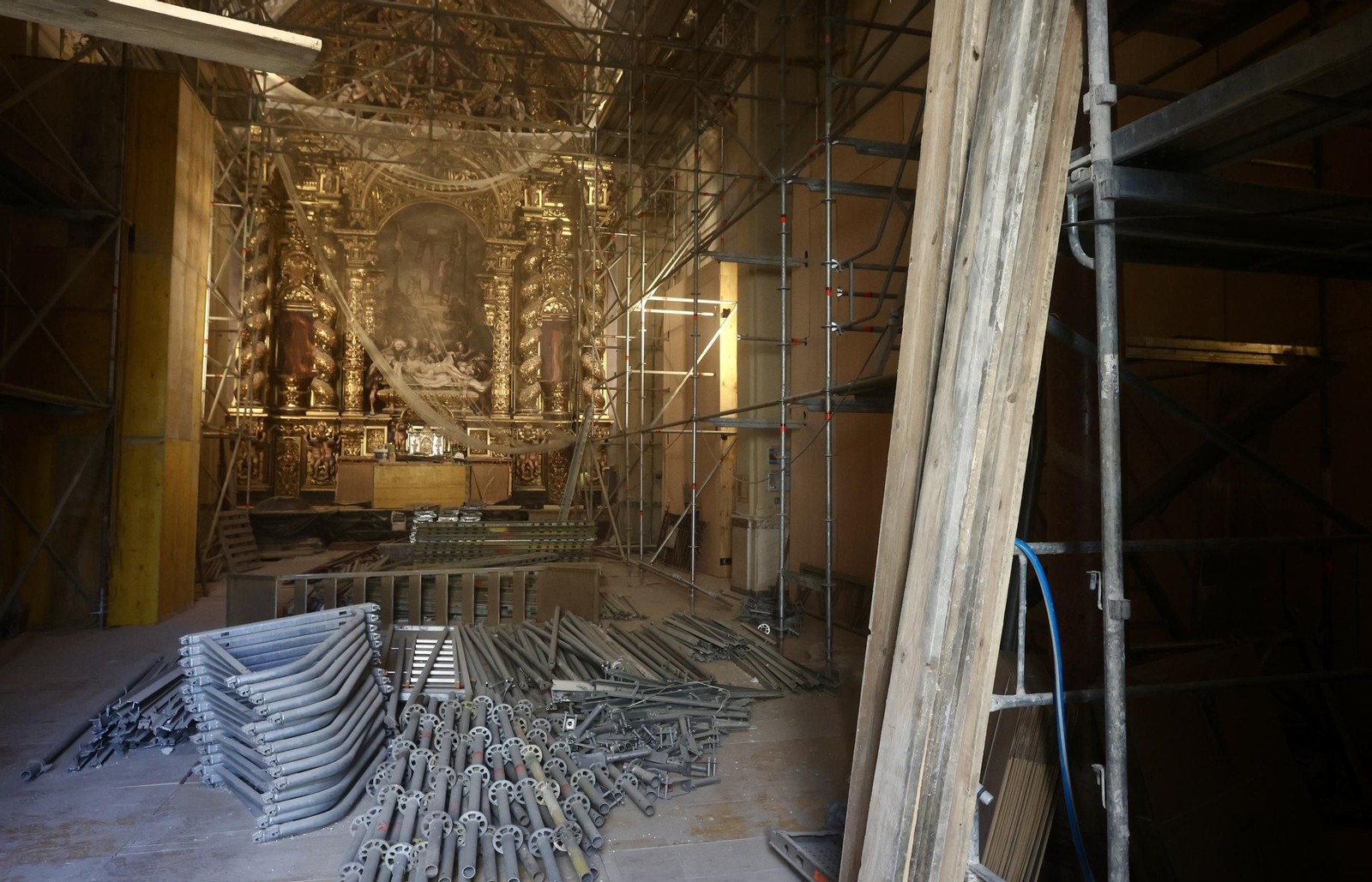 Obras en la Iglesia de La Caridad