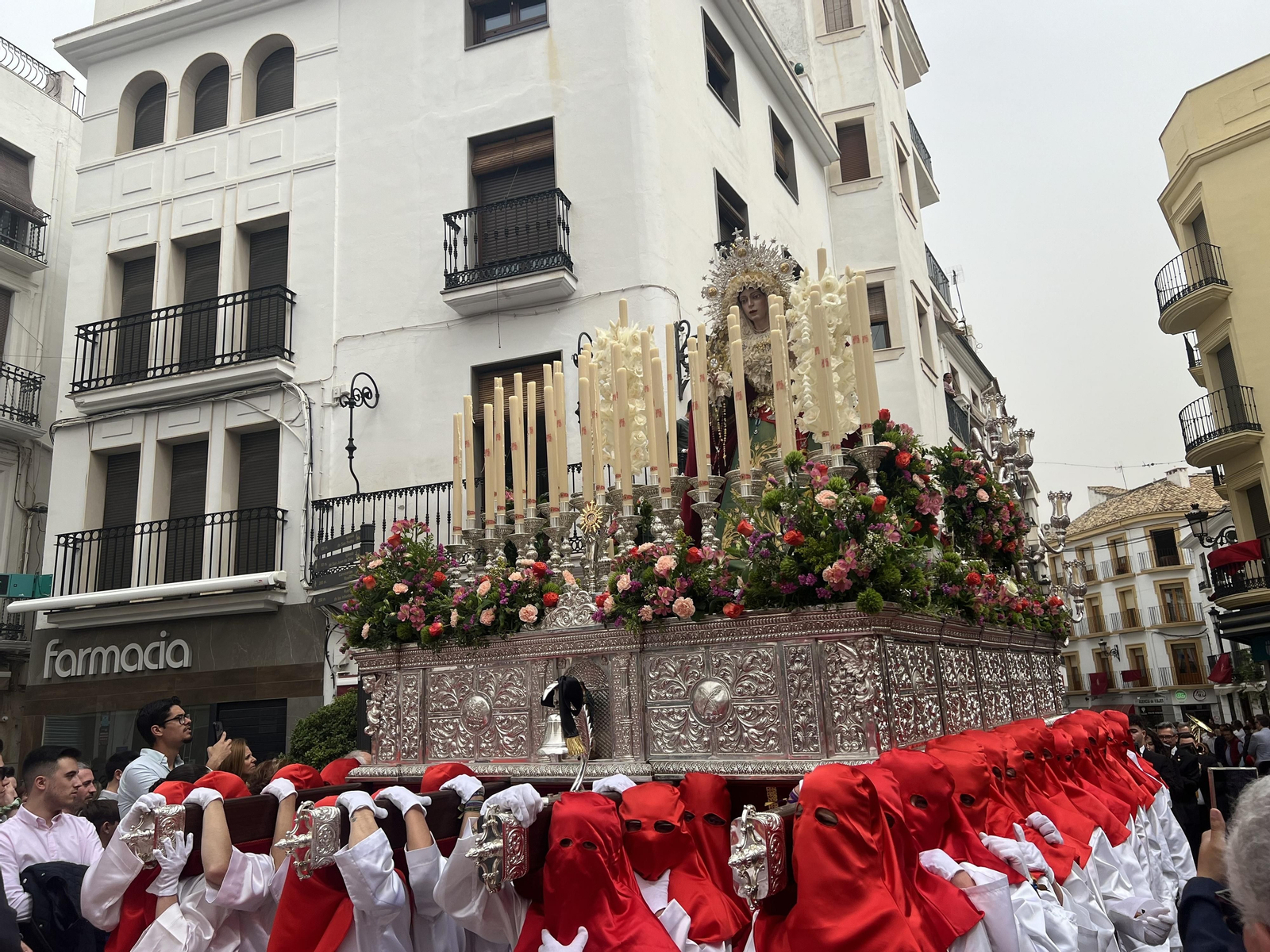 La procesión de La Pollinica de Priego de Córdoba el Domingo de Ramos 2024, en imágenes