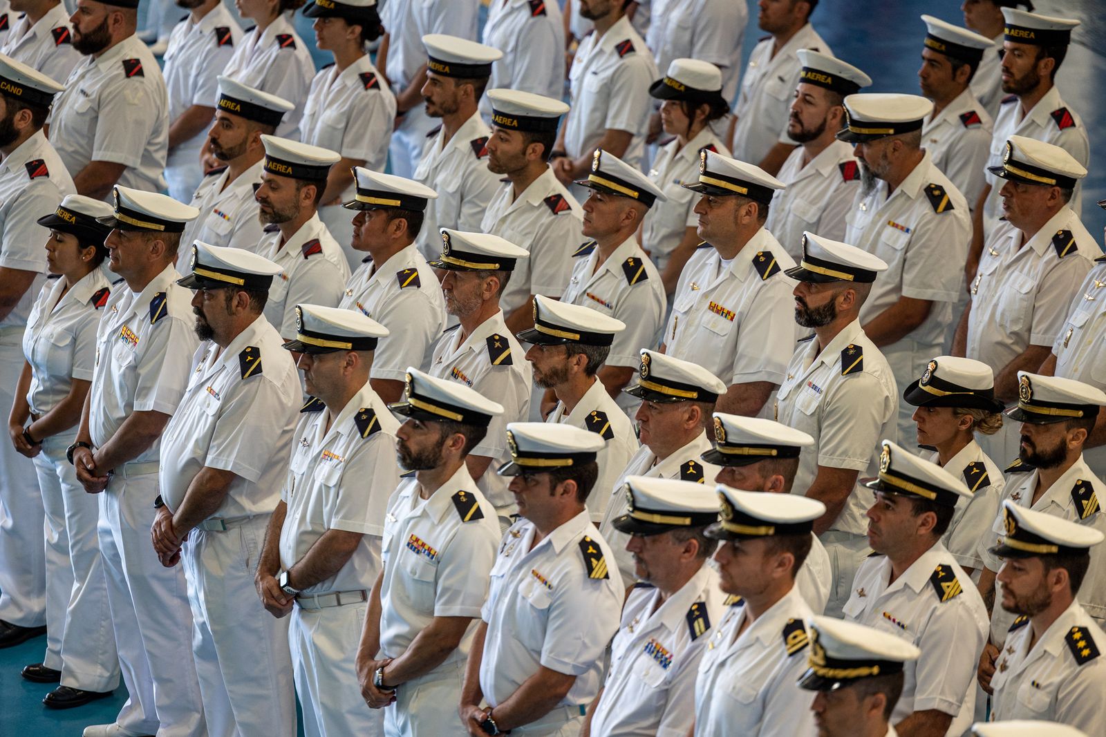 Imágenes de la Despedida del Sea King de la quinta escuadrilla