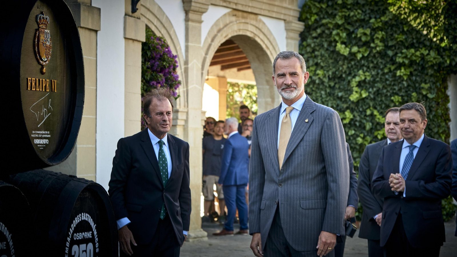 Visita del Rey Felipe VI a El Puerto por el 250º aniversario de Osborne