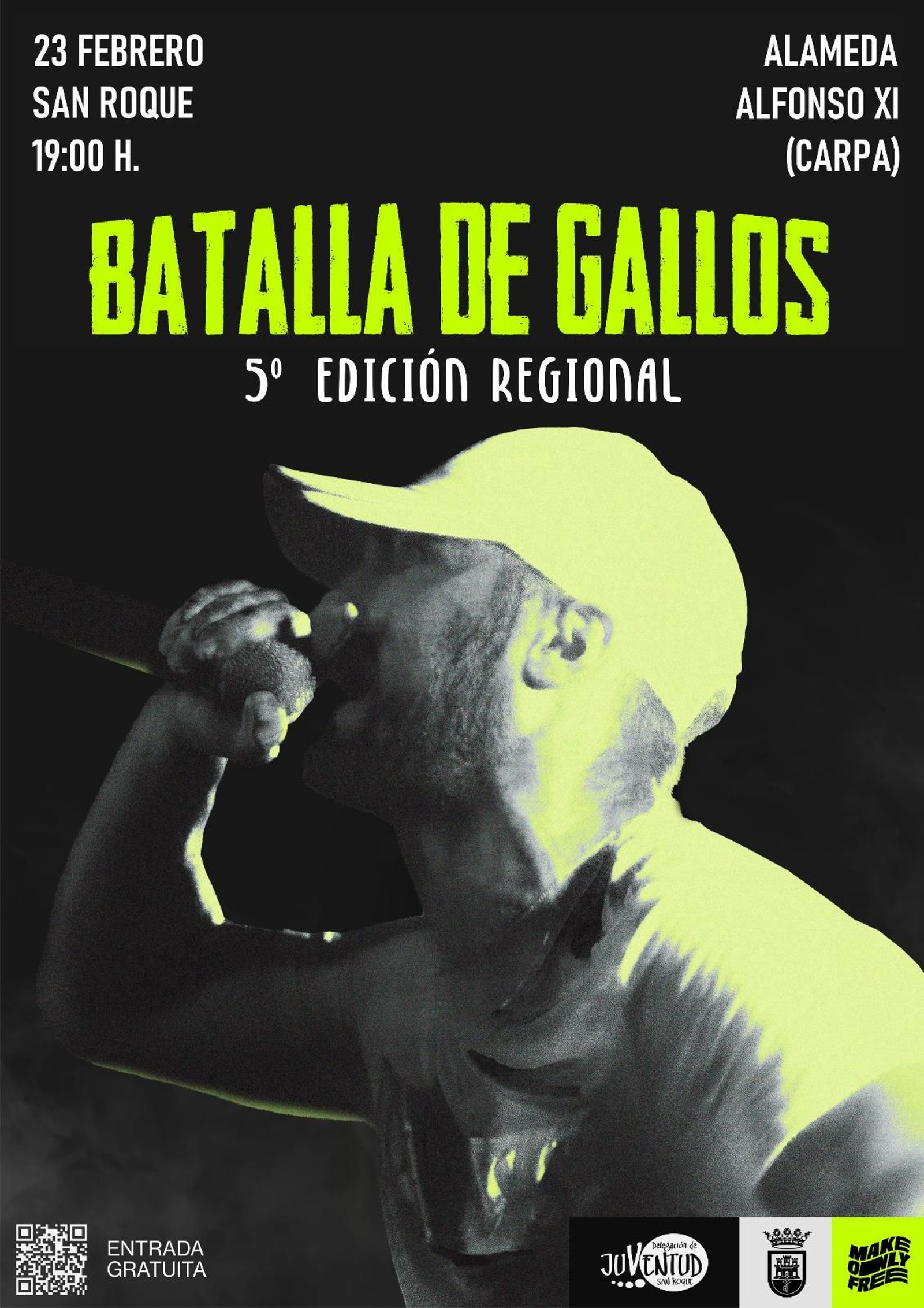 Cartel Batalla de Gallos