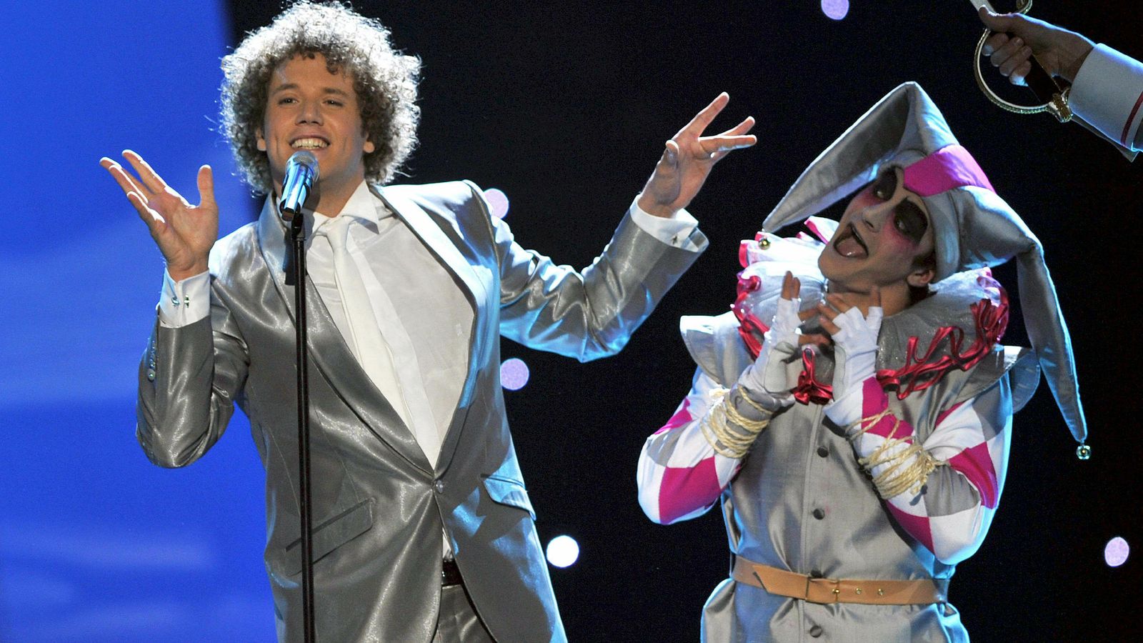 Daniel Diges representando a España en Eurovisión