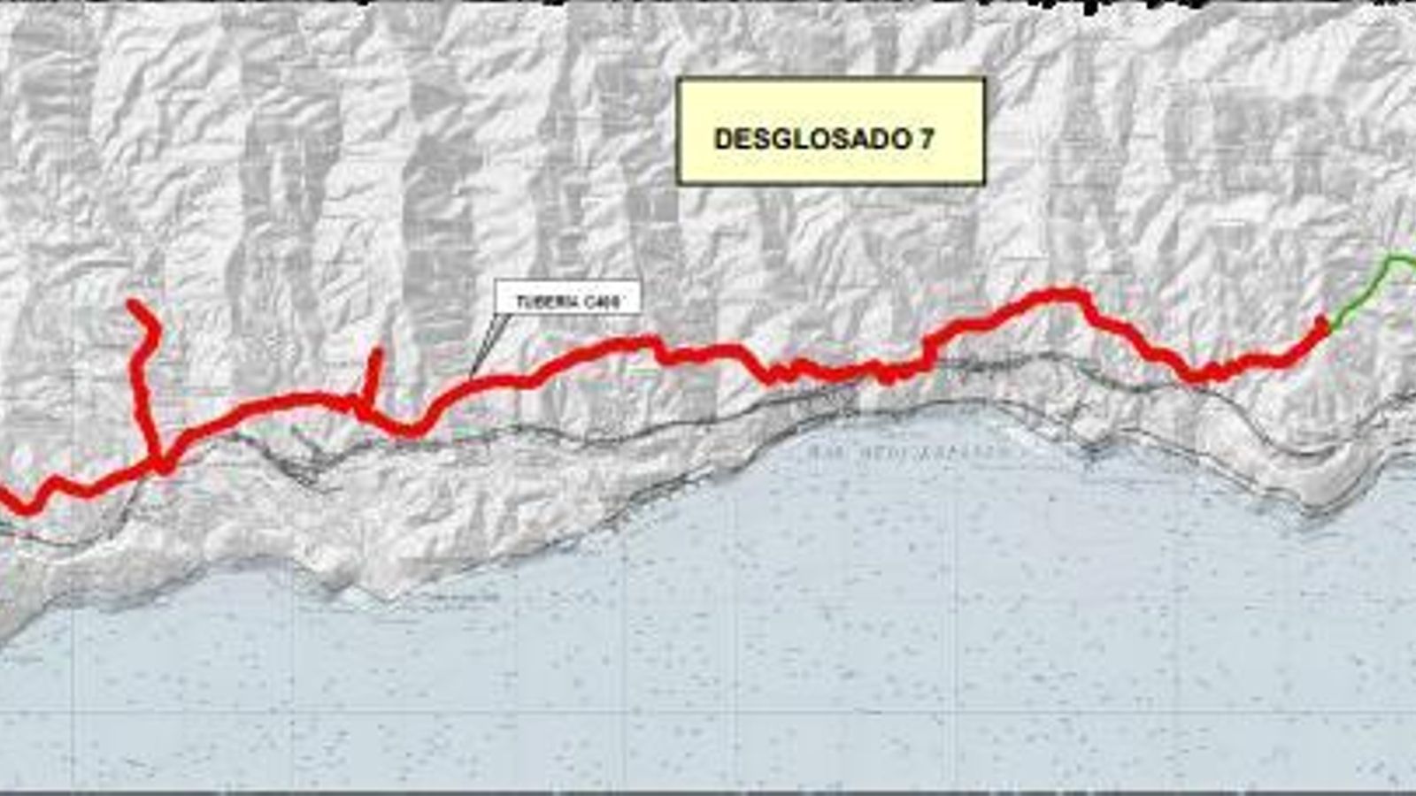 Desglosado 7 canalizaciones de Béznar y Rules