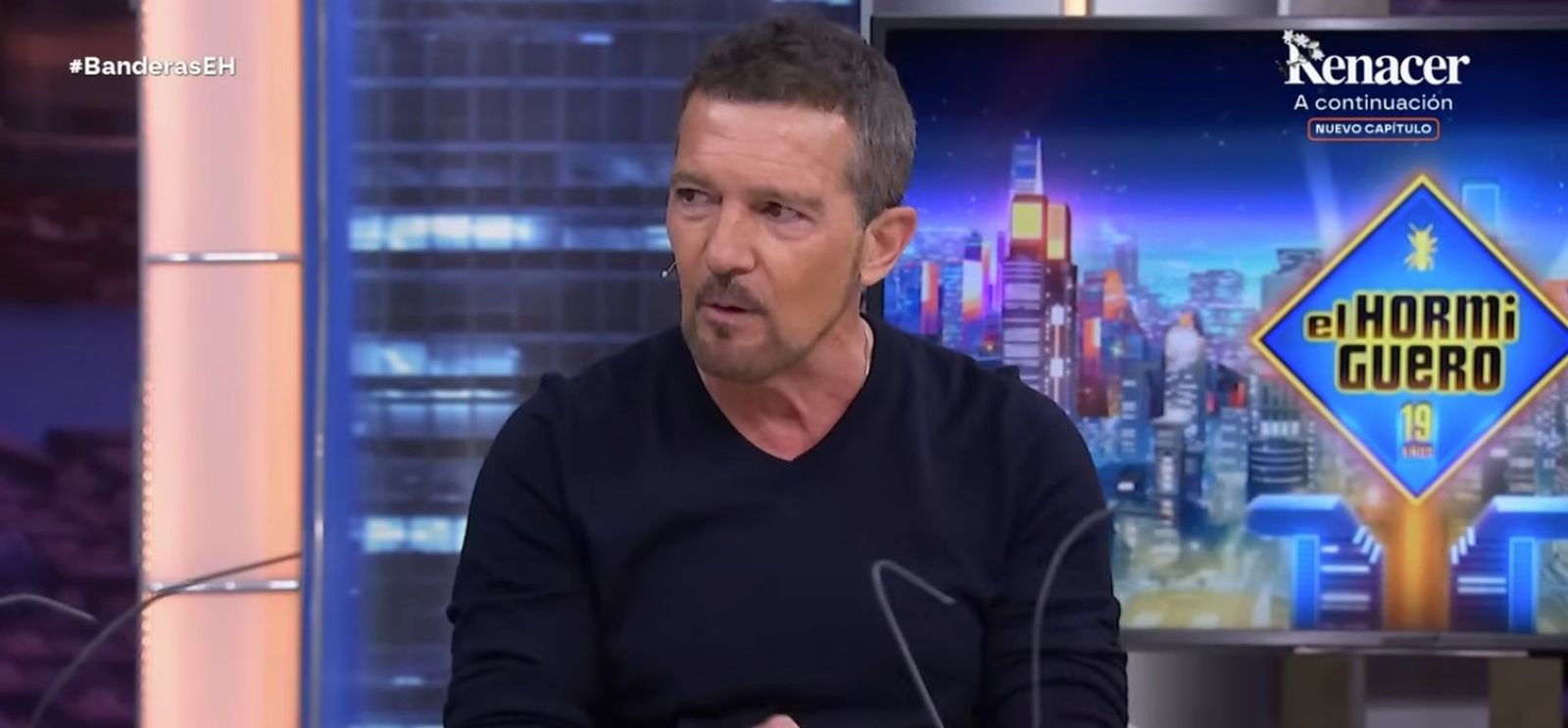 Antonio Banderas, en El Hormiguero, donde habló del vino de Jerez.