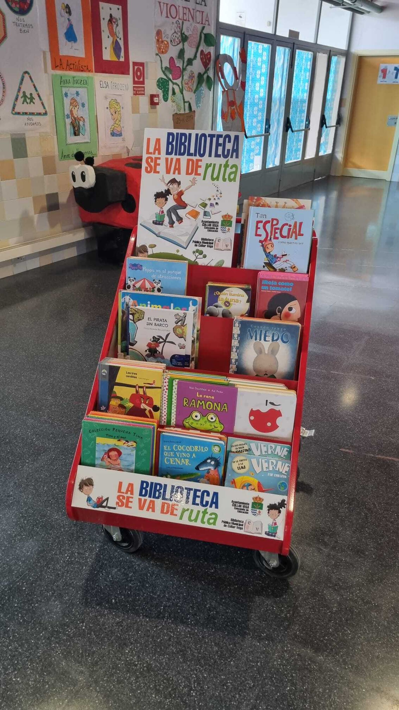 Imagen del carrito del proyecto La Biblioteca se va de ruta