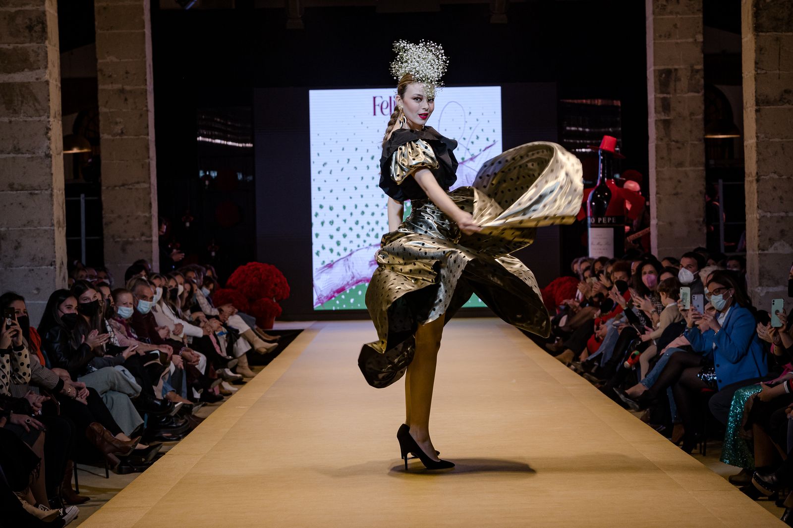 El desfile de Rocío Segovia en la Pasarela Flamenca de Jerez, todas las fotos
